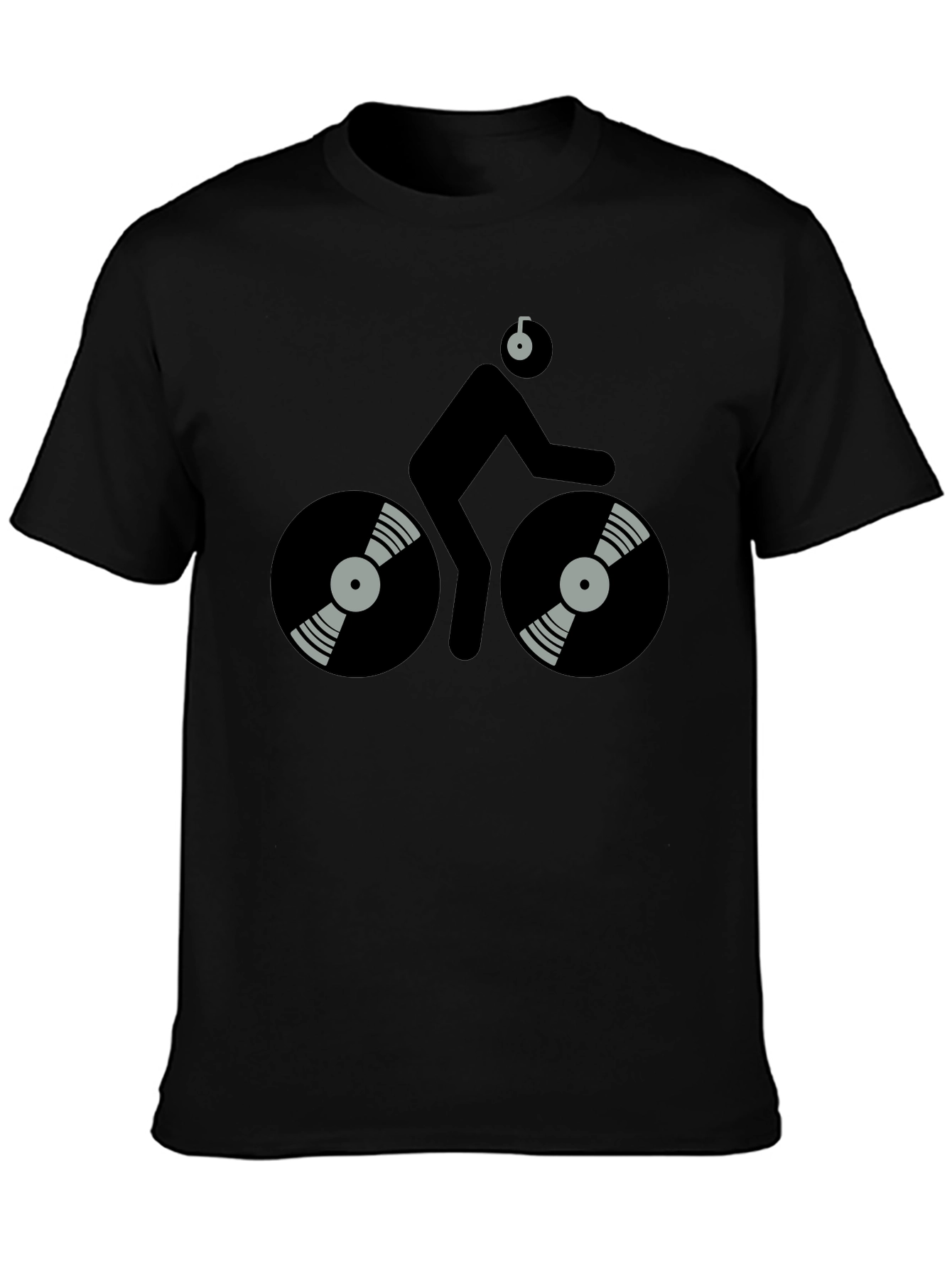DJ Cyclist Black T-Shirt