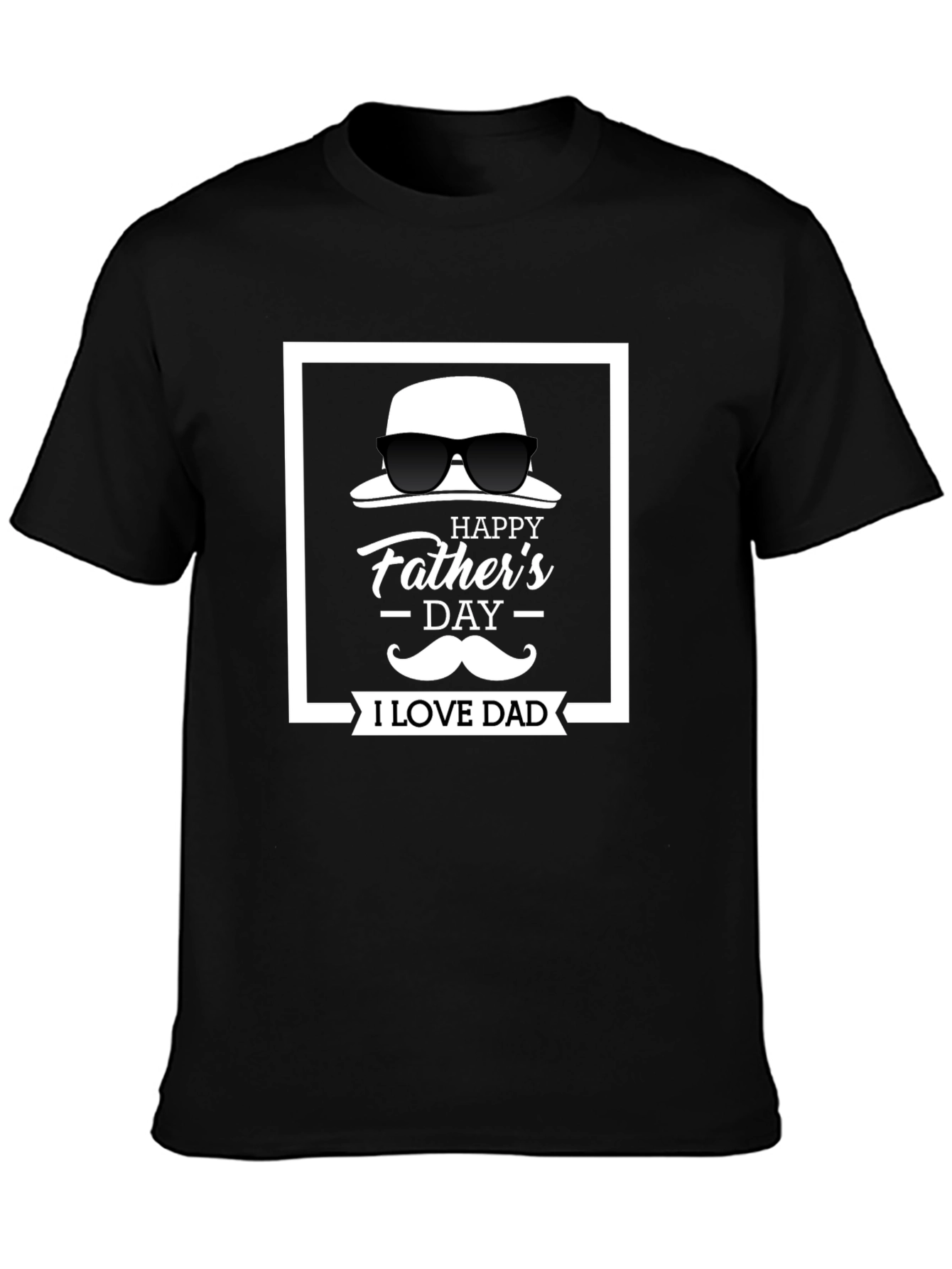 I Love Dad - Fathers Day Graphic Tee