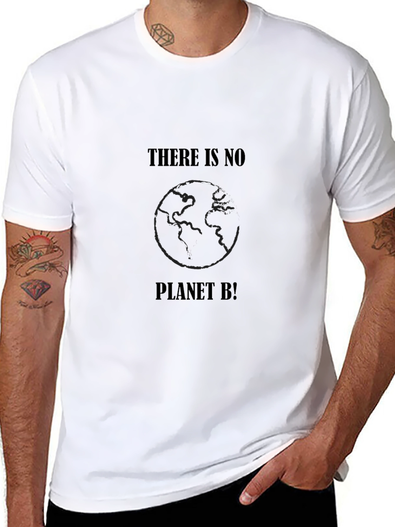 No Planet B Graphic T-Shirt - Eco-Friendly Awareness Tee