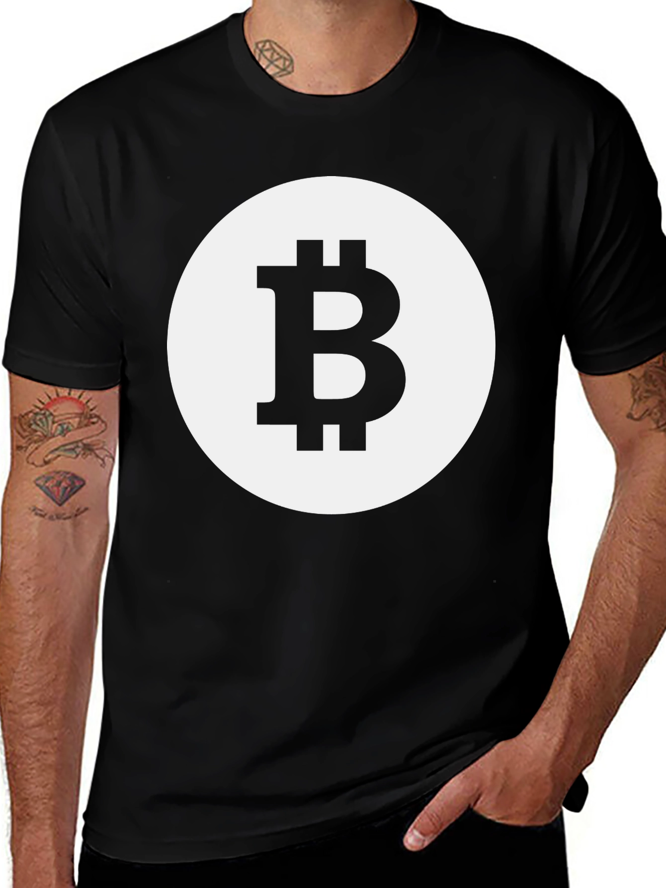 Bitcoin Logo T-Shirt - Crypto Currency Tee
