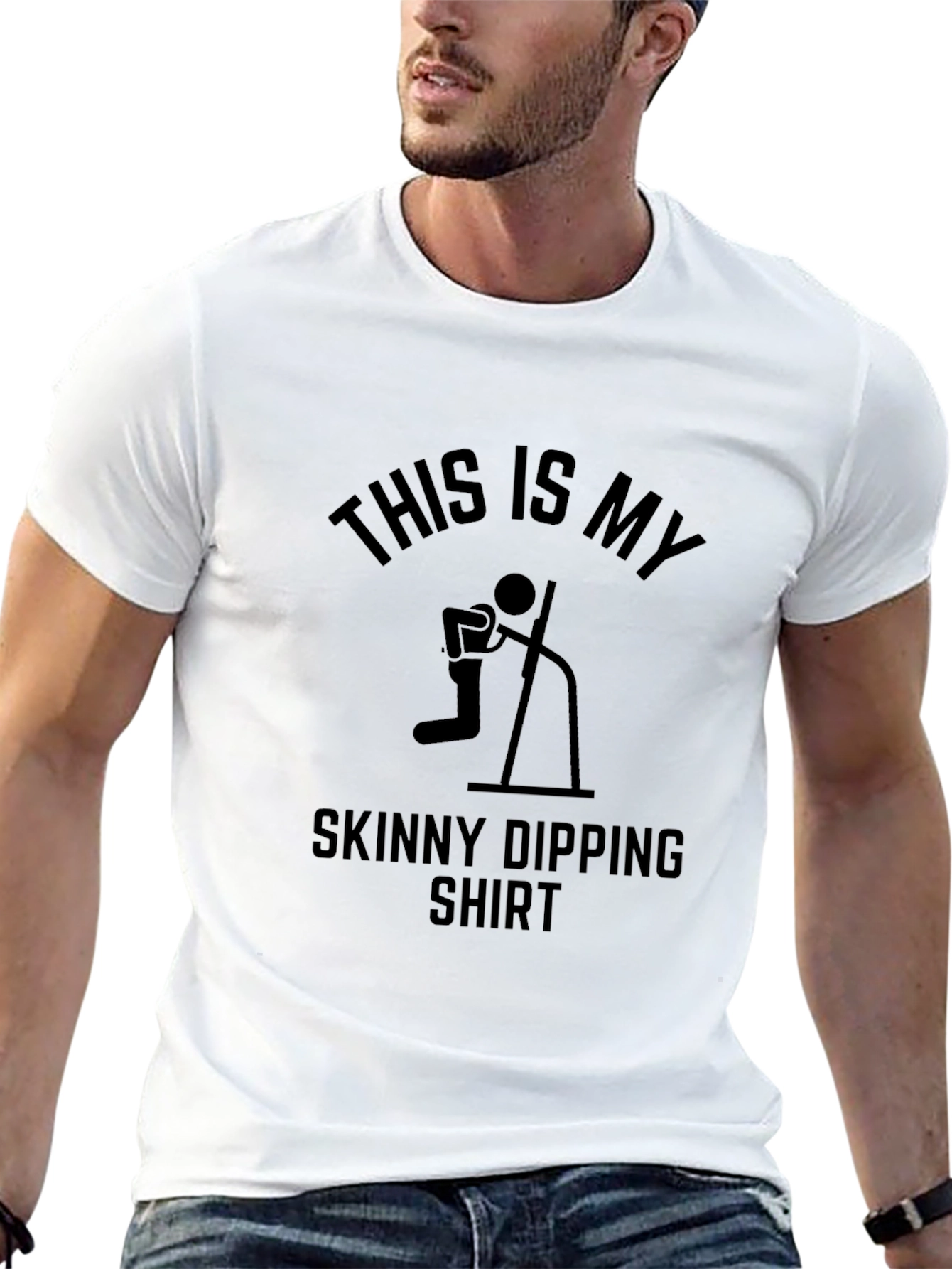 Skinny Dipping Shirt - Funny Graphic Tee