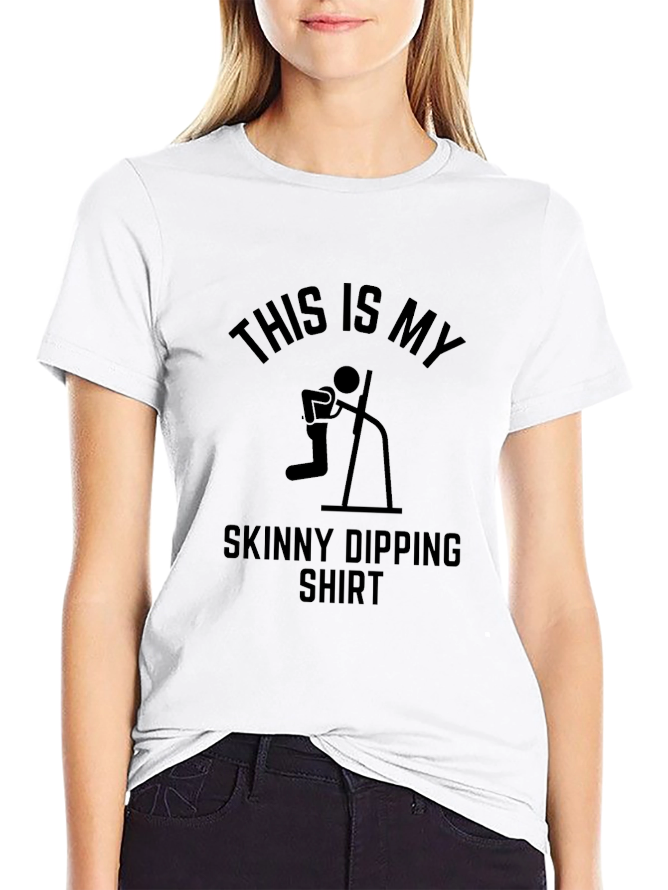 Skinny Dipping Shirt - Funny Graphic Tee