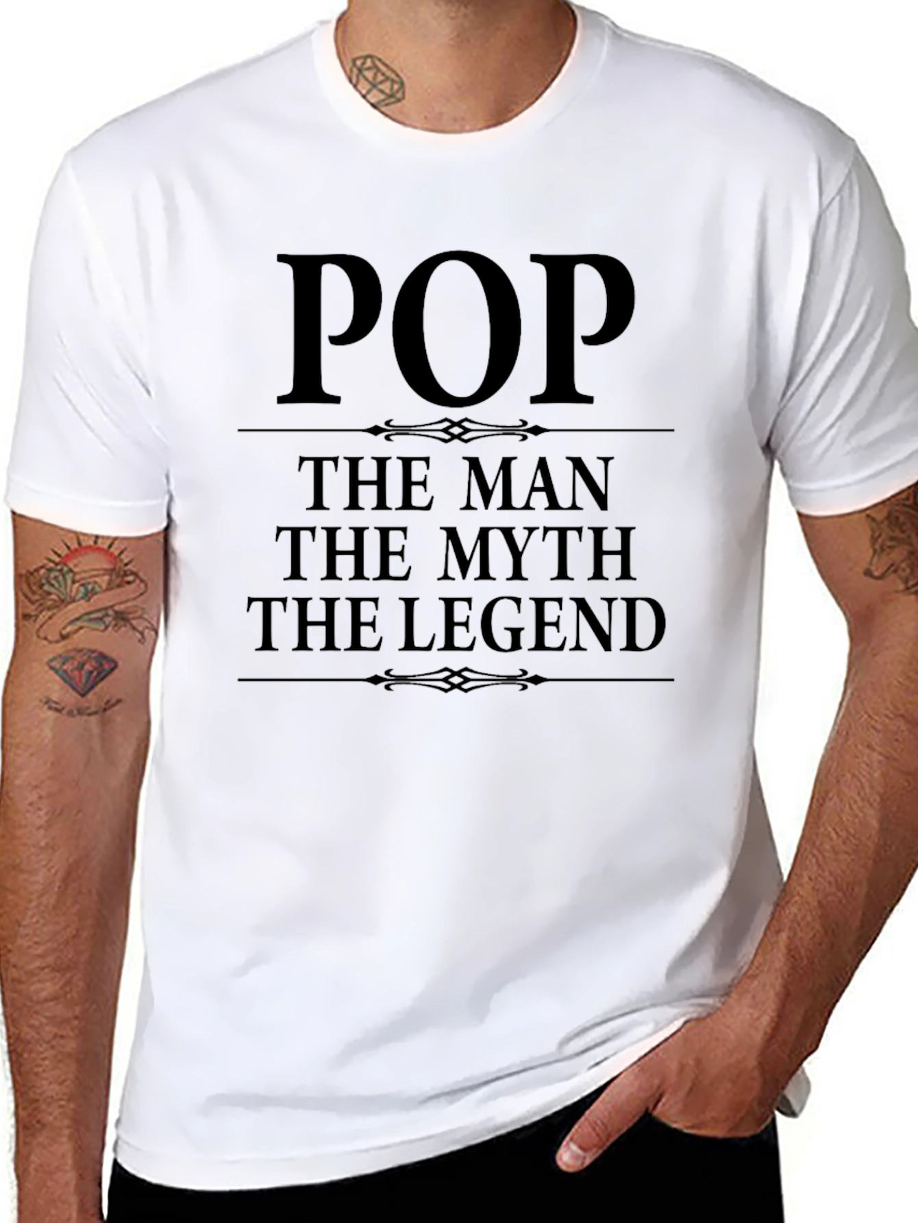 Pop The Man The Myth The Legend T-Shirt