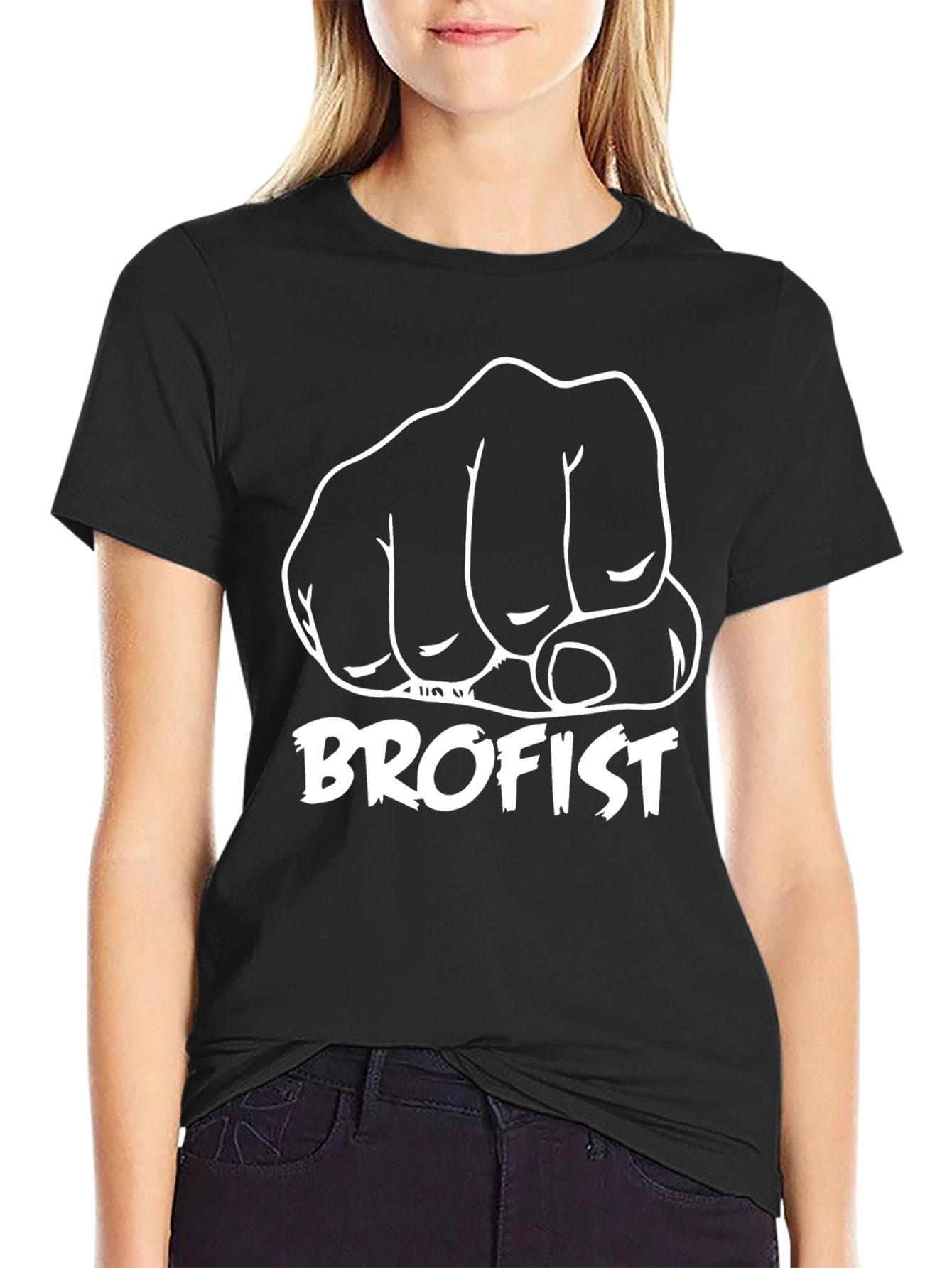 Brofist Graphic T-Shirt - Black Tee