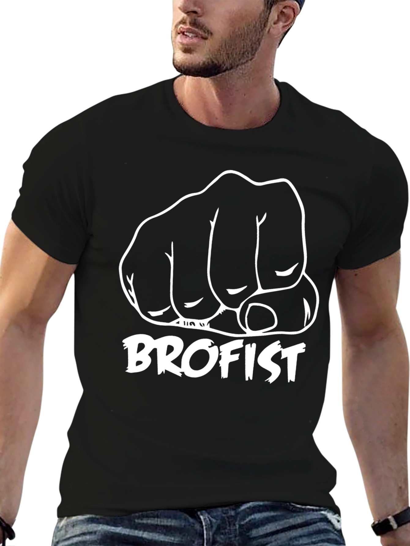 Brofist Graphic T-Shirt - Black Tee