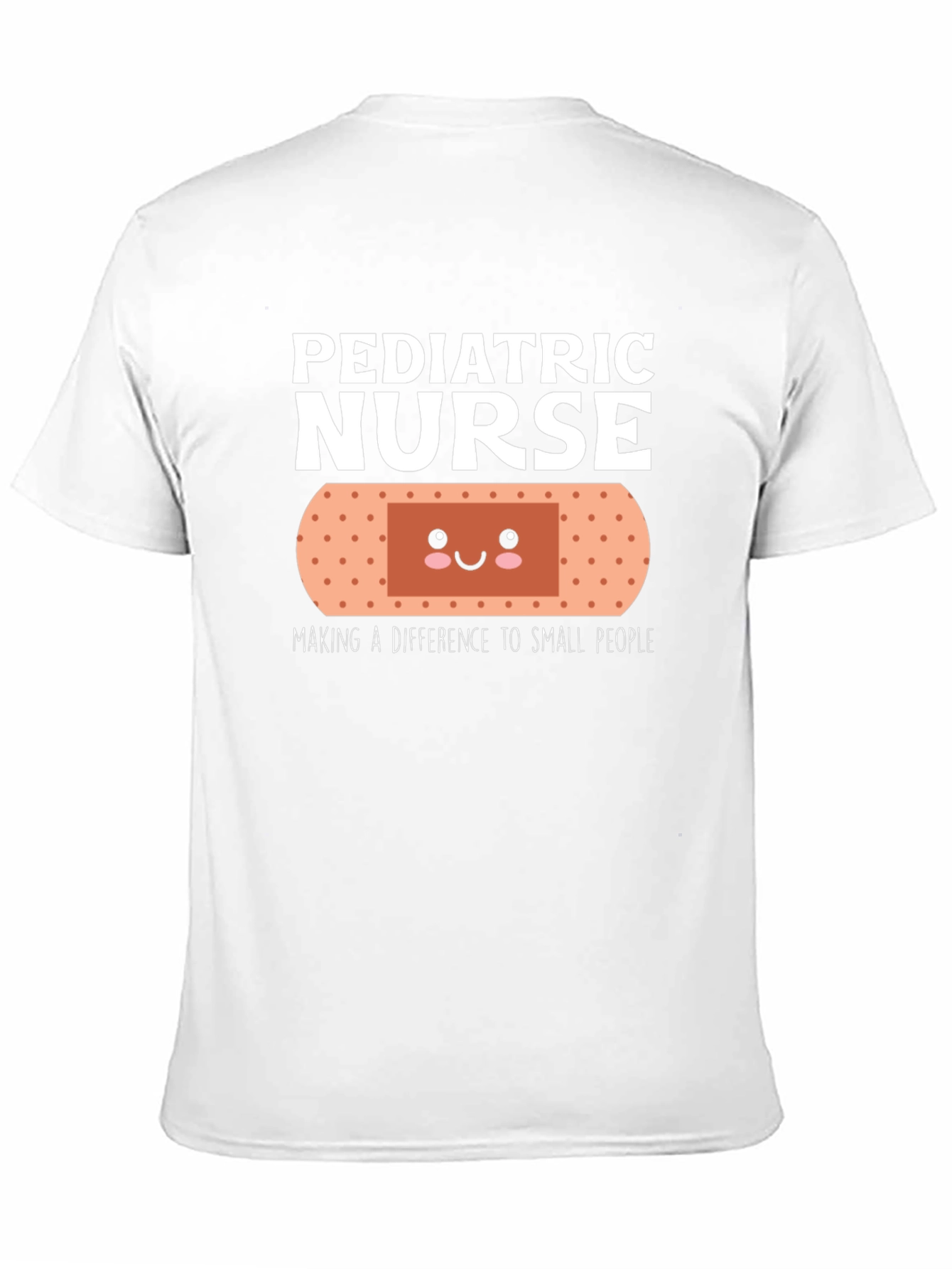 Pediatric Nurse T-Shirt Cute Bandage Design