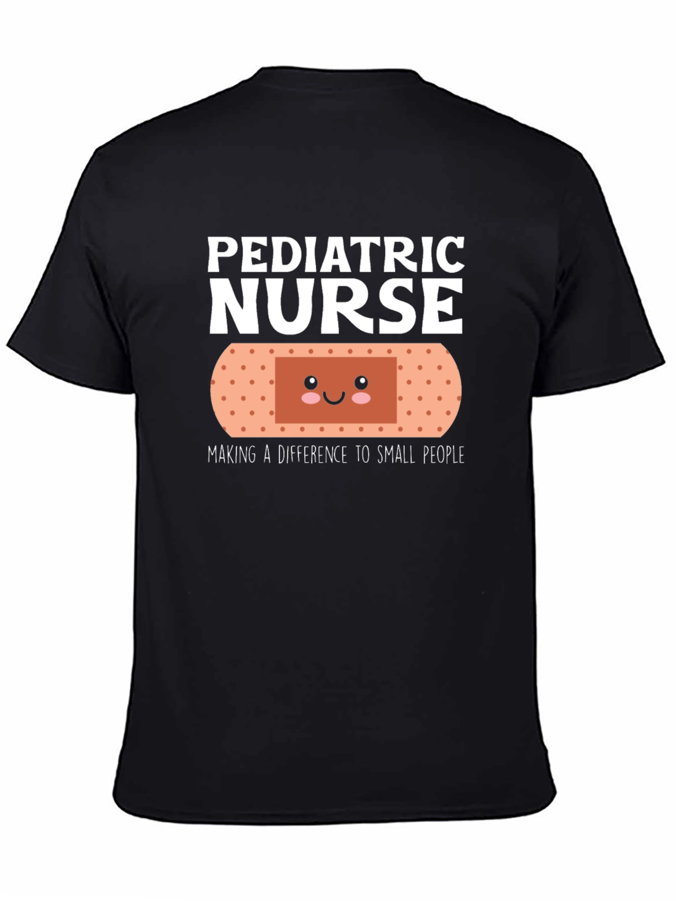 Pediatric Nurse T-Shirt Cute Bandage Design