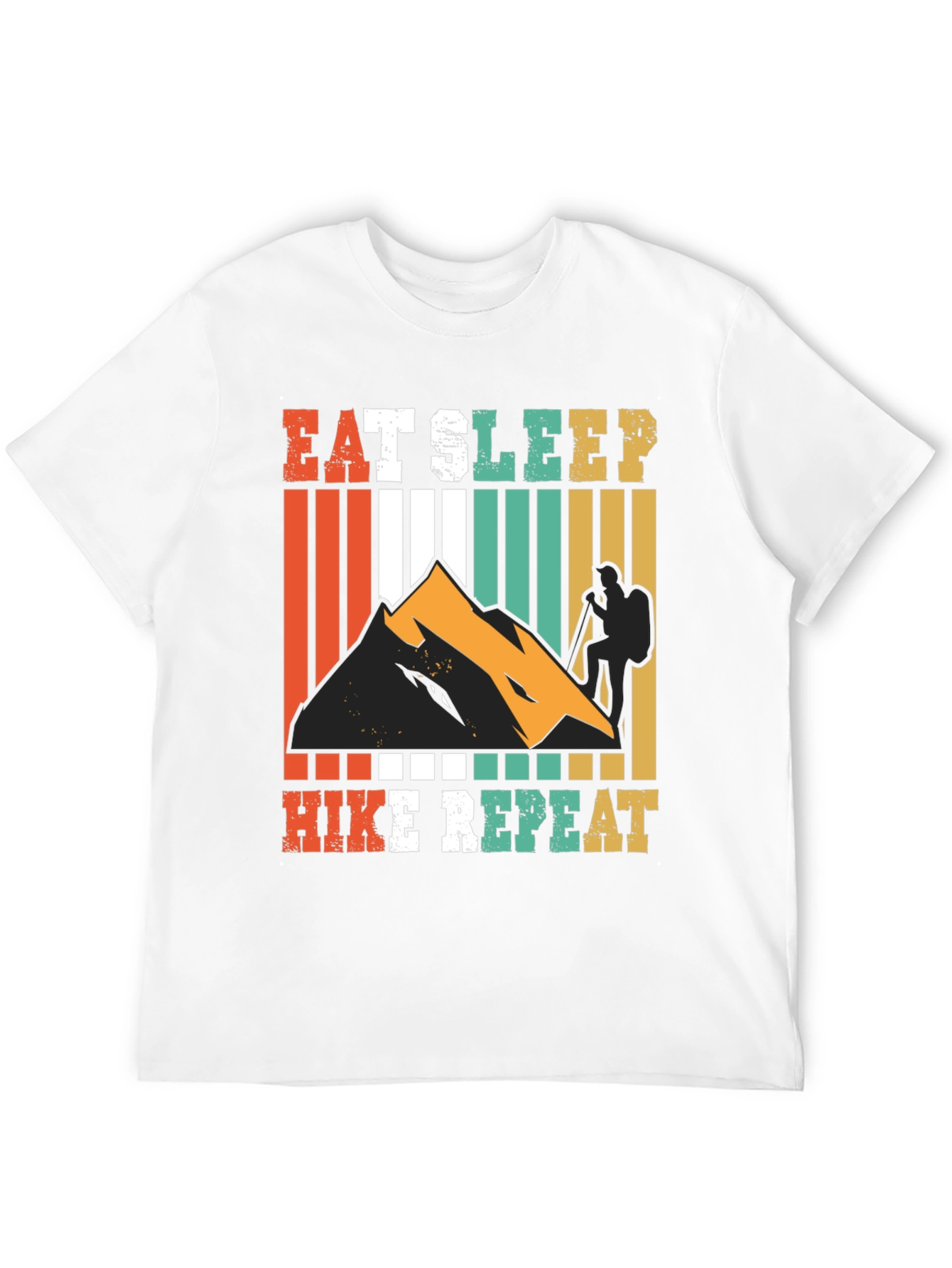 Eat Sleep Hike Repeat T-Shirt - Outdoor Adventure