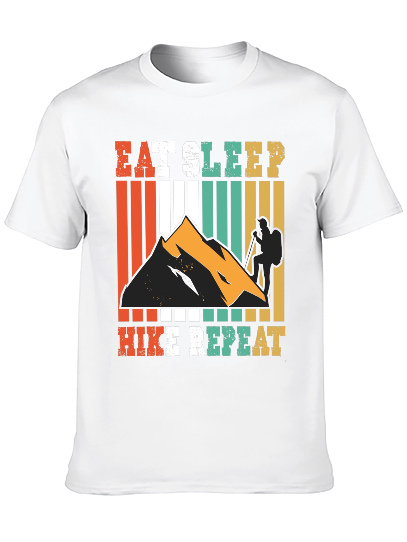 Eat Sleep Hike Repeat T-Shirt - Outdoor Adventure