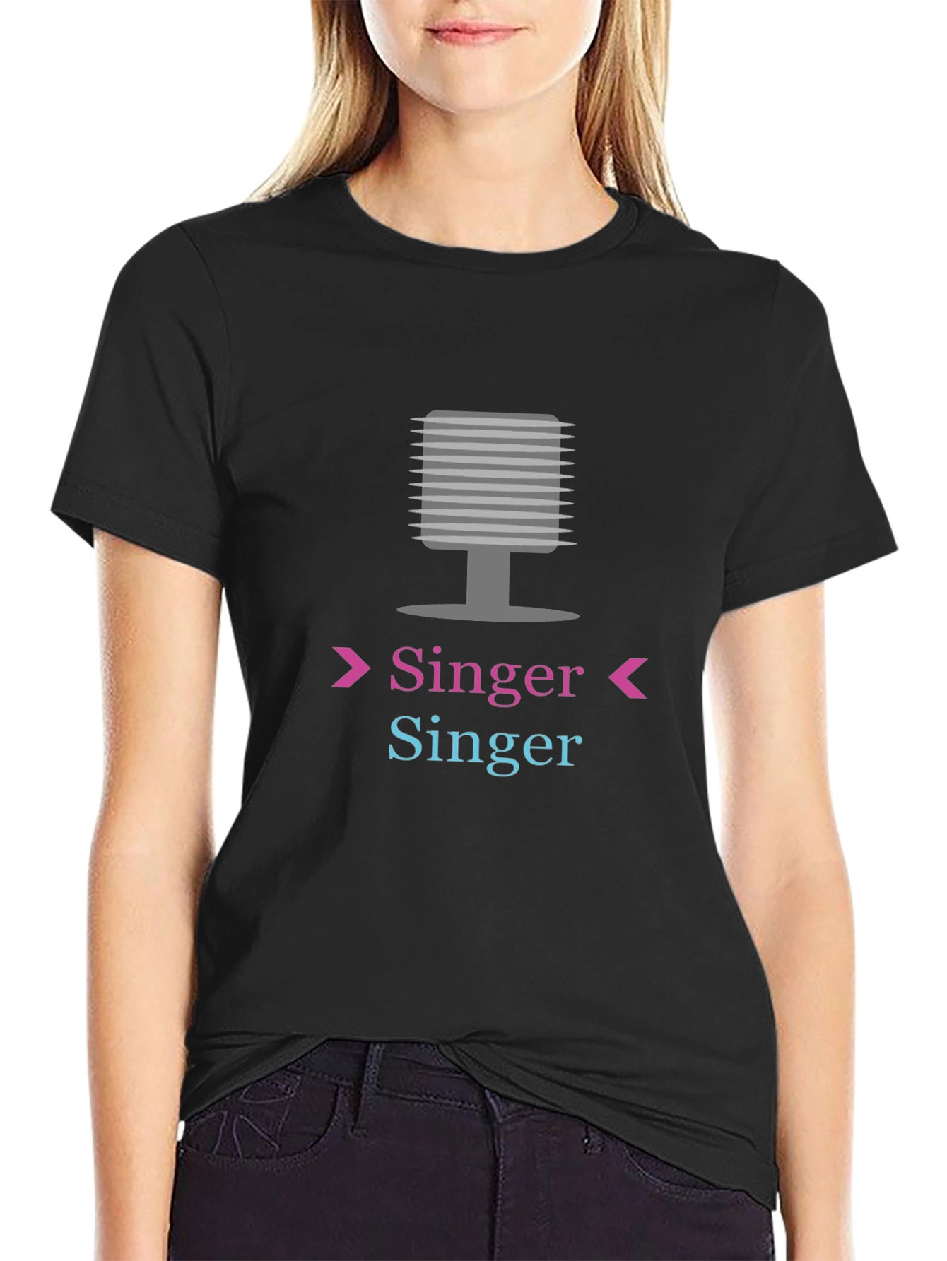 Singer Graphic T-Shirt - Music Lover Tee