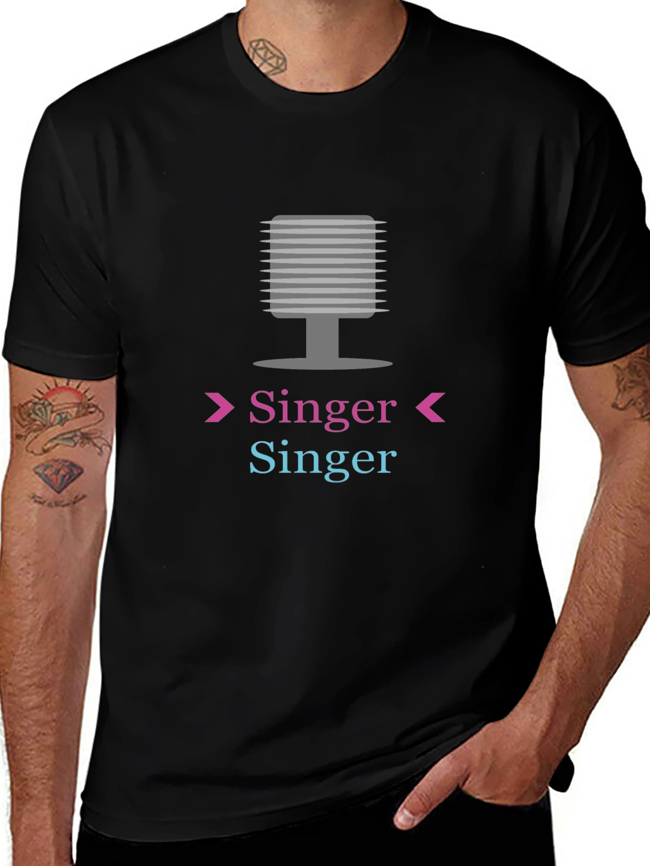 Singer Graphic T-Shirt - Music Lover Tee
