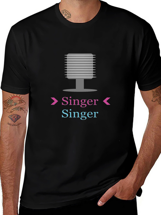 Singer Graphic T-Shirt - Music Lover Tee