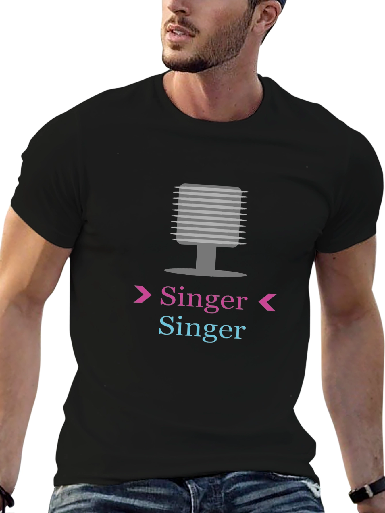 Singer Graphic T-Shirt - Music Lover Tee