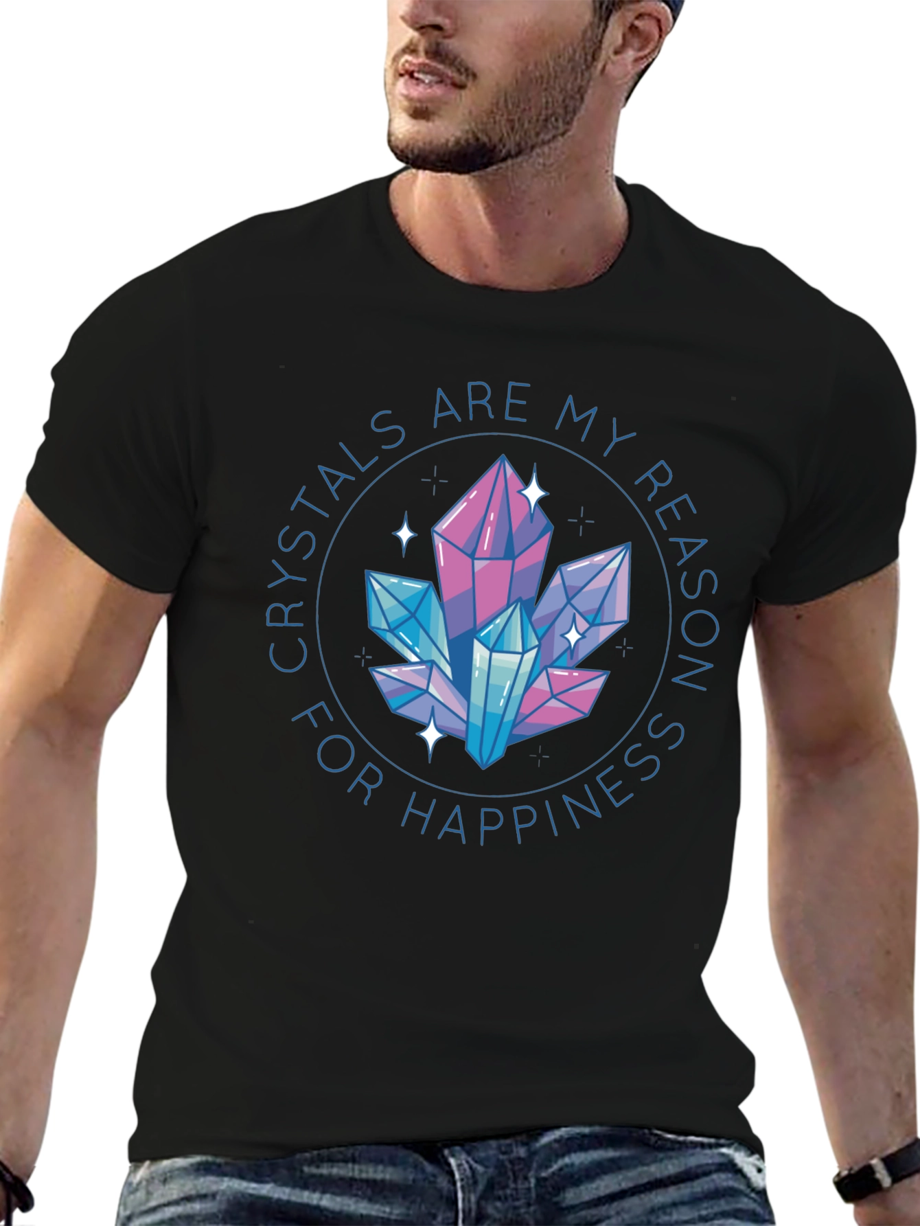 Crystals are My Reason for Happiness T-Shirt