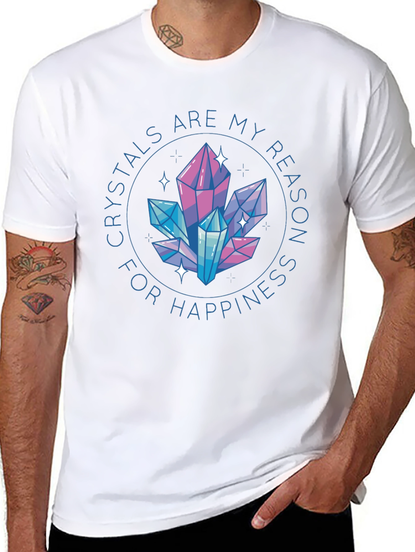 Crystals are My Reason for Happiness T-Shirt