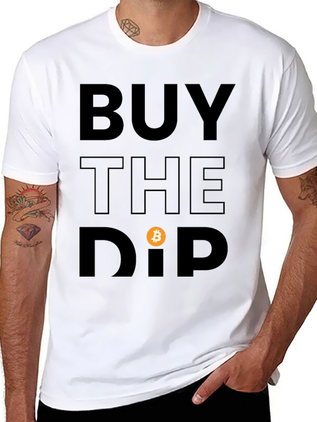 Buy the Dip Bitcoin Crypto T-Shirt