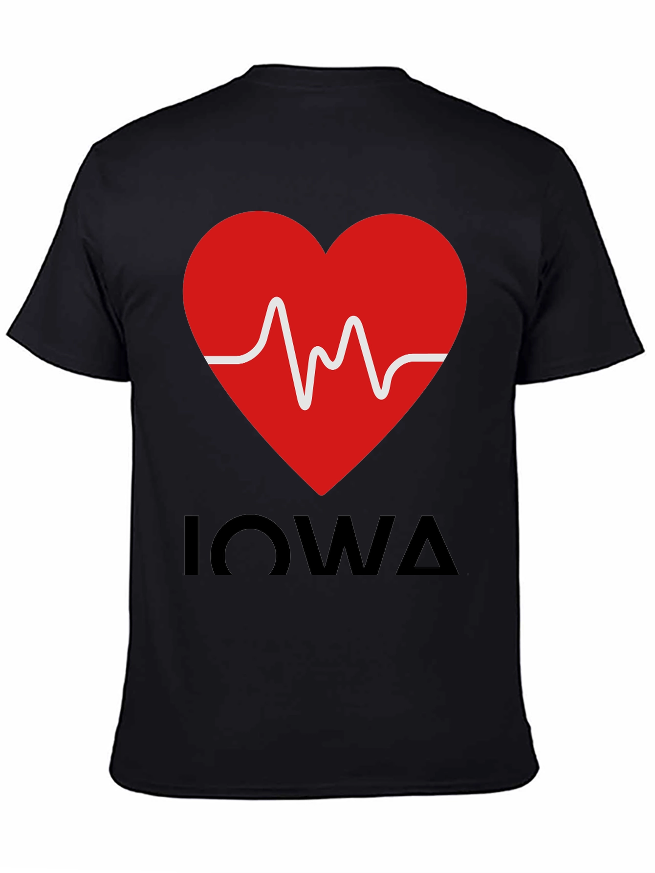 Iowa Heartbeat T-Shirt - Show Your State Pride!