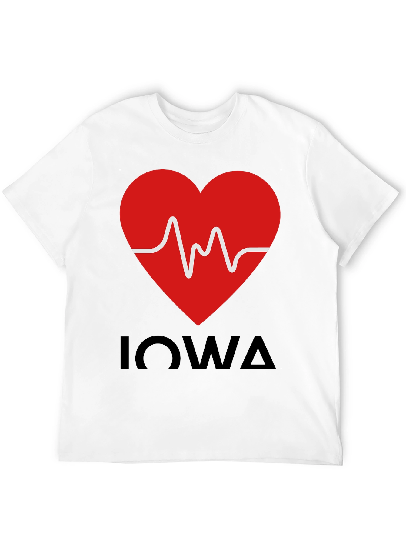 Iowa Heartbeat T-Shirt - Show Your State Pride!
