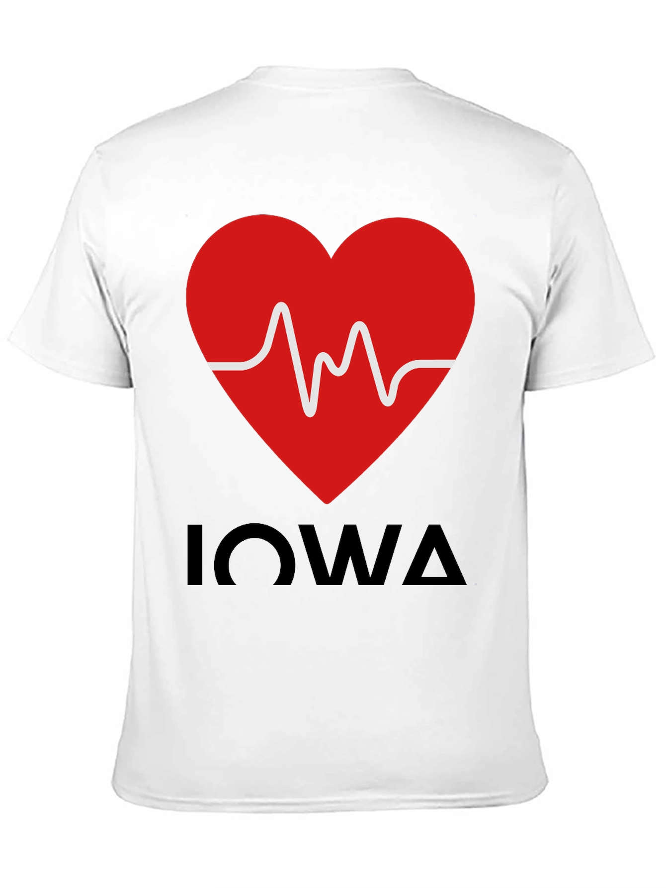 Iowa Heartbeat T-Shirt - Show Your State Pride!