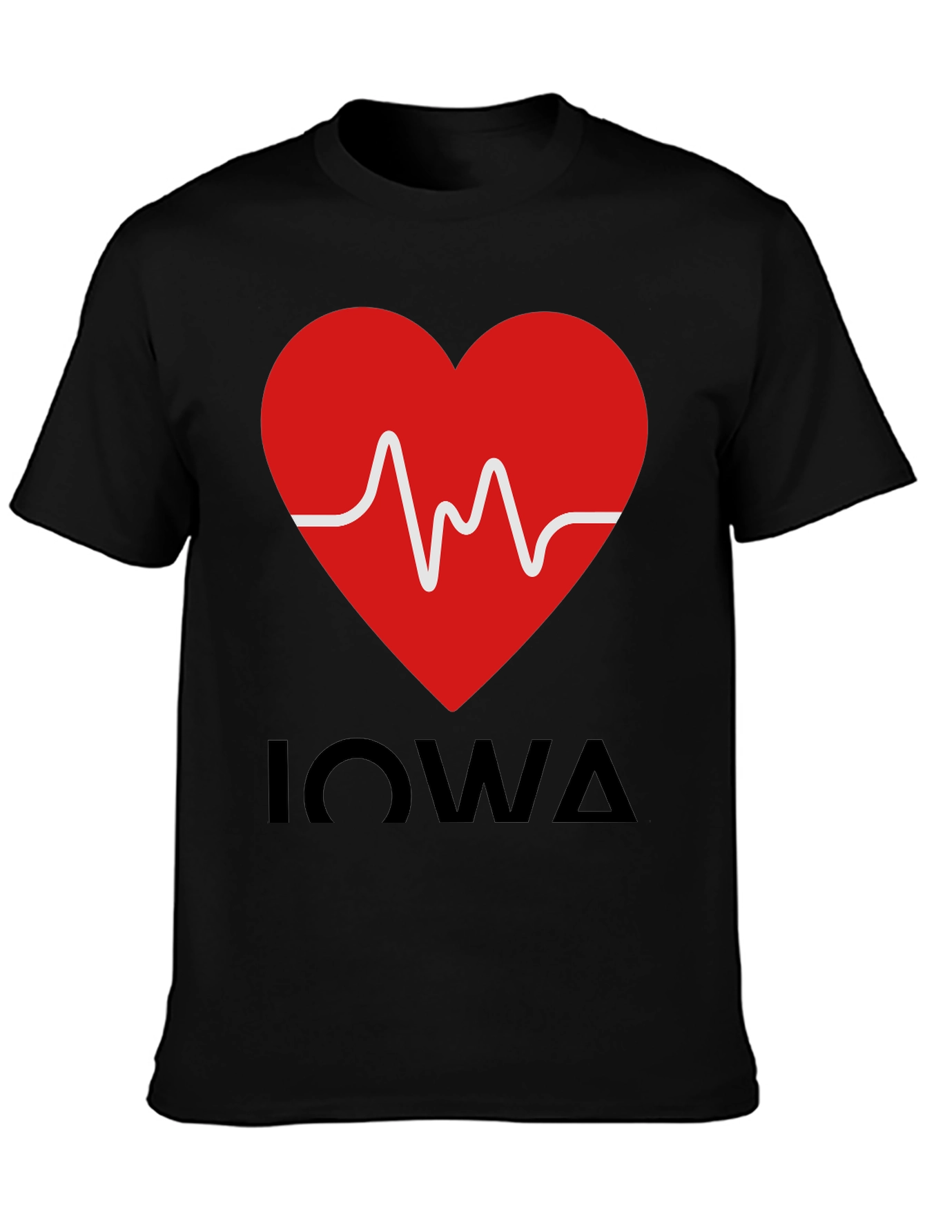 Iowa Heartbeat T-Shirt - Show Your State Pride!
