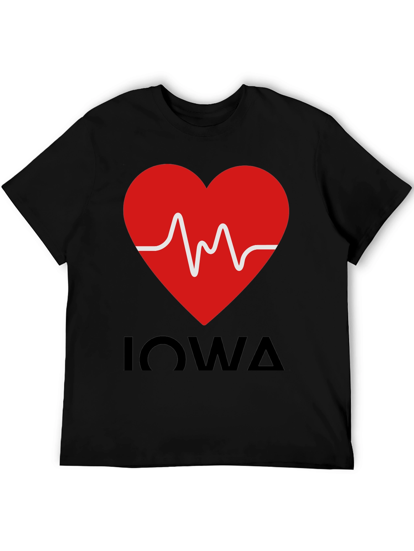 Iowa Heartbeat T-Shirt - Show Your State Pride!