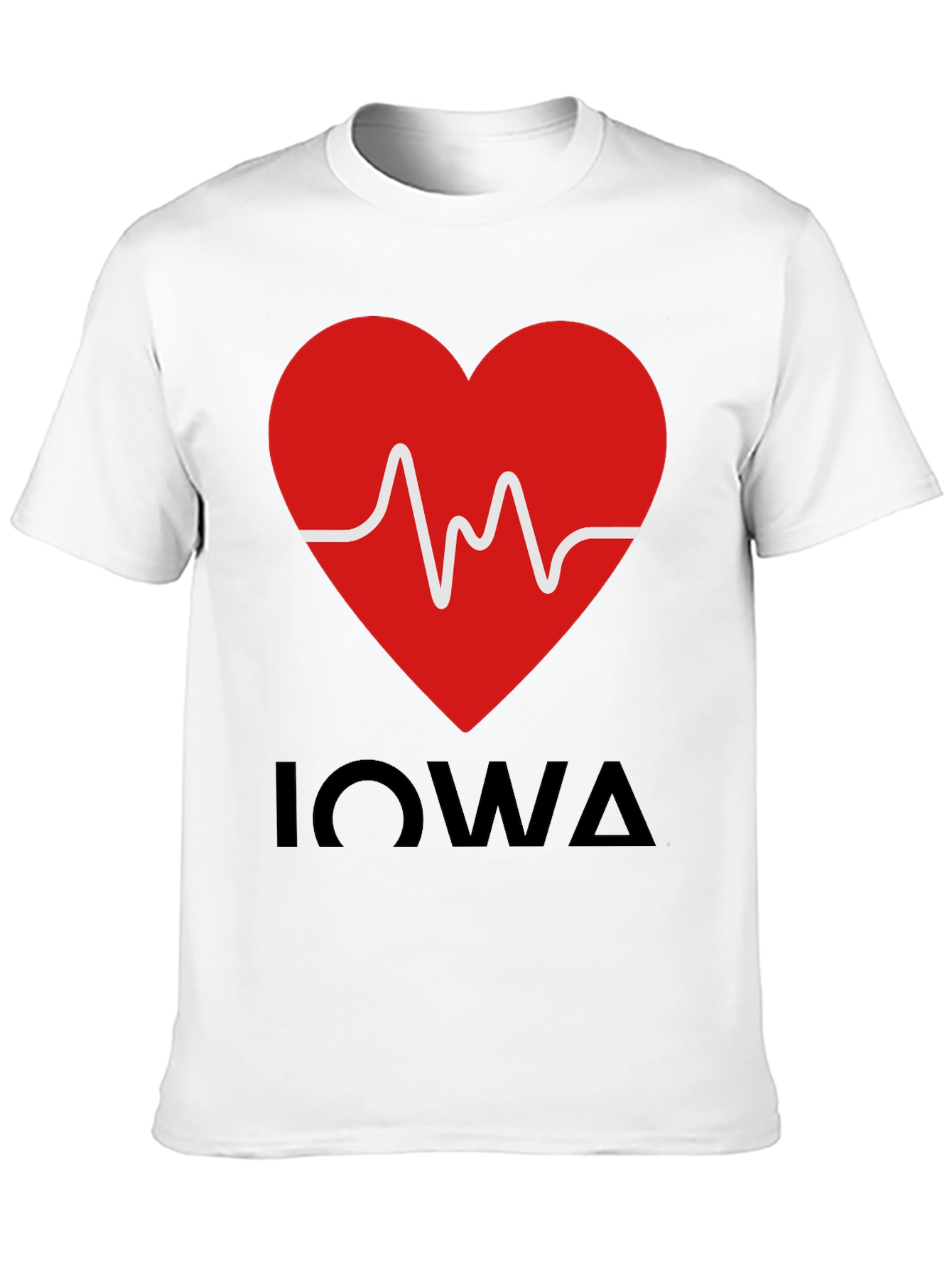 Iowa Heartbeat T-Shirt - Show Your State Pride!