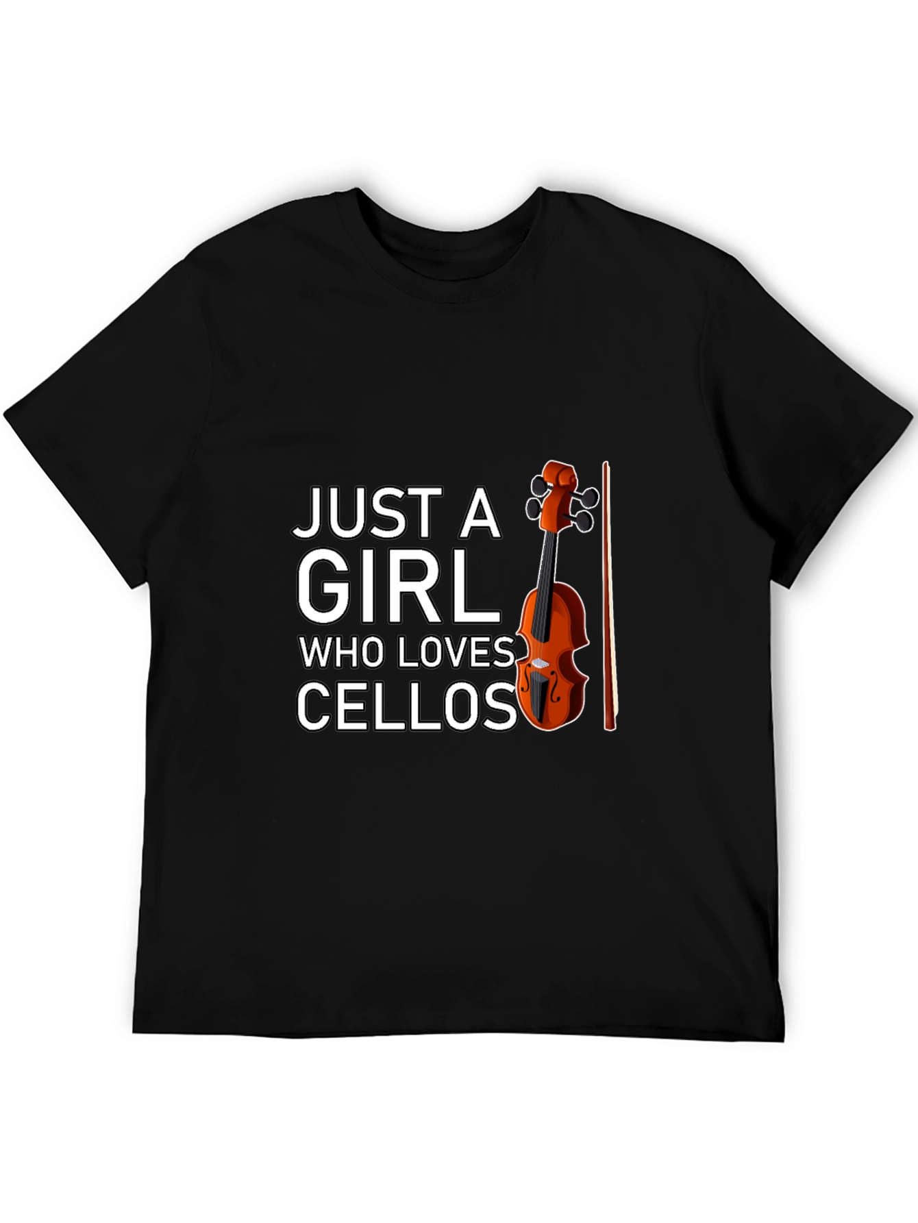 Just A Girl Who Loves Cellos - Unisex T-Shirt