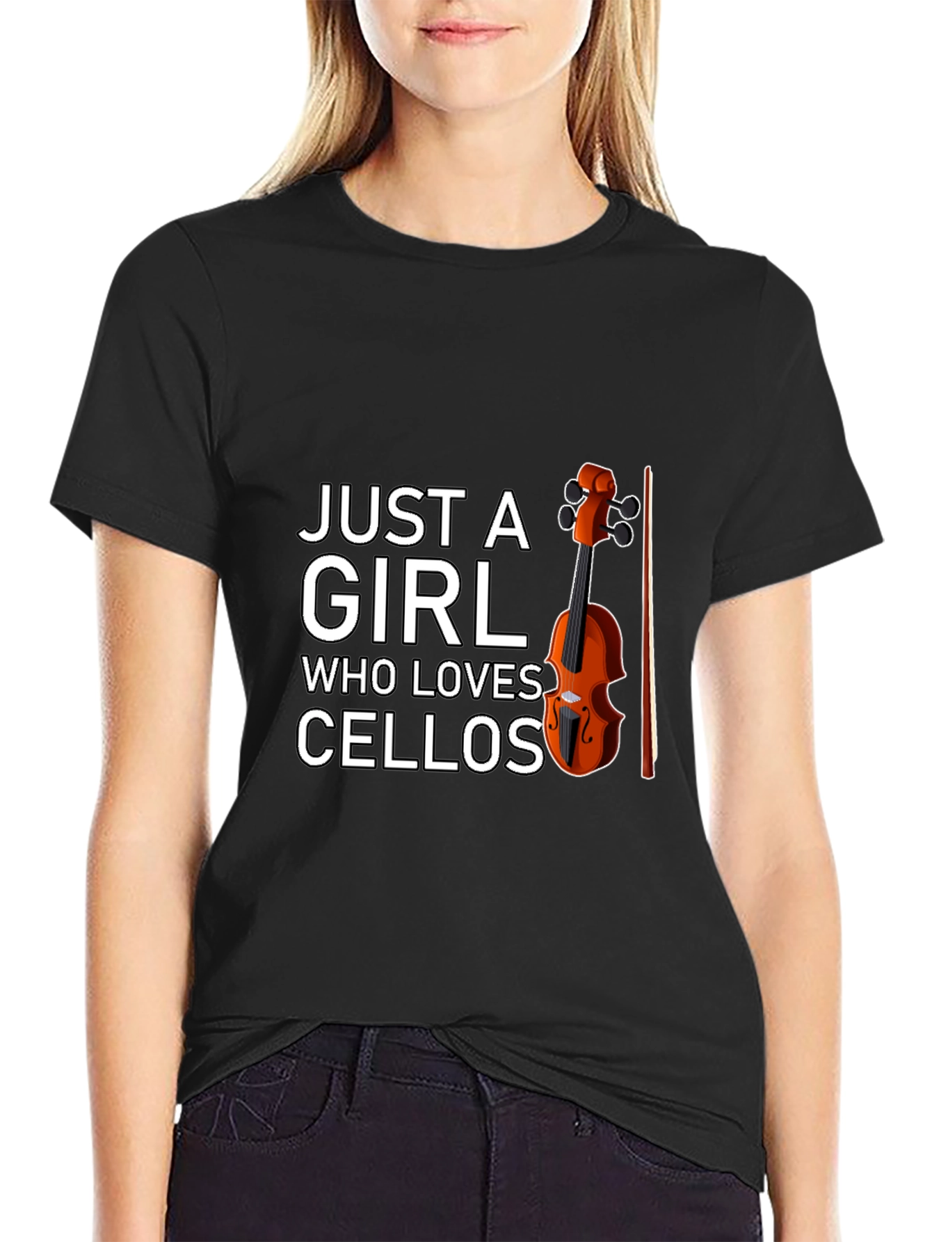 Just A Girl Who Loves Cellos - Unisex T-Shirt