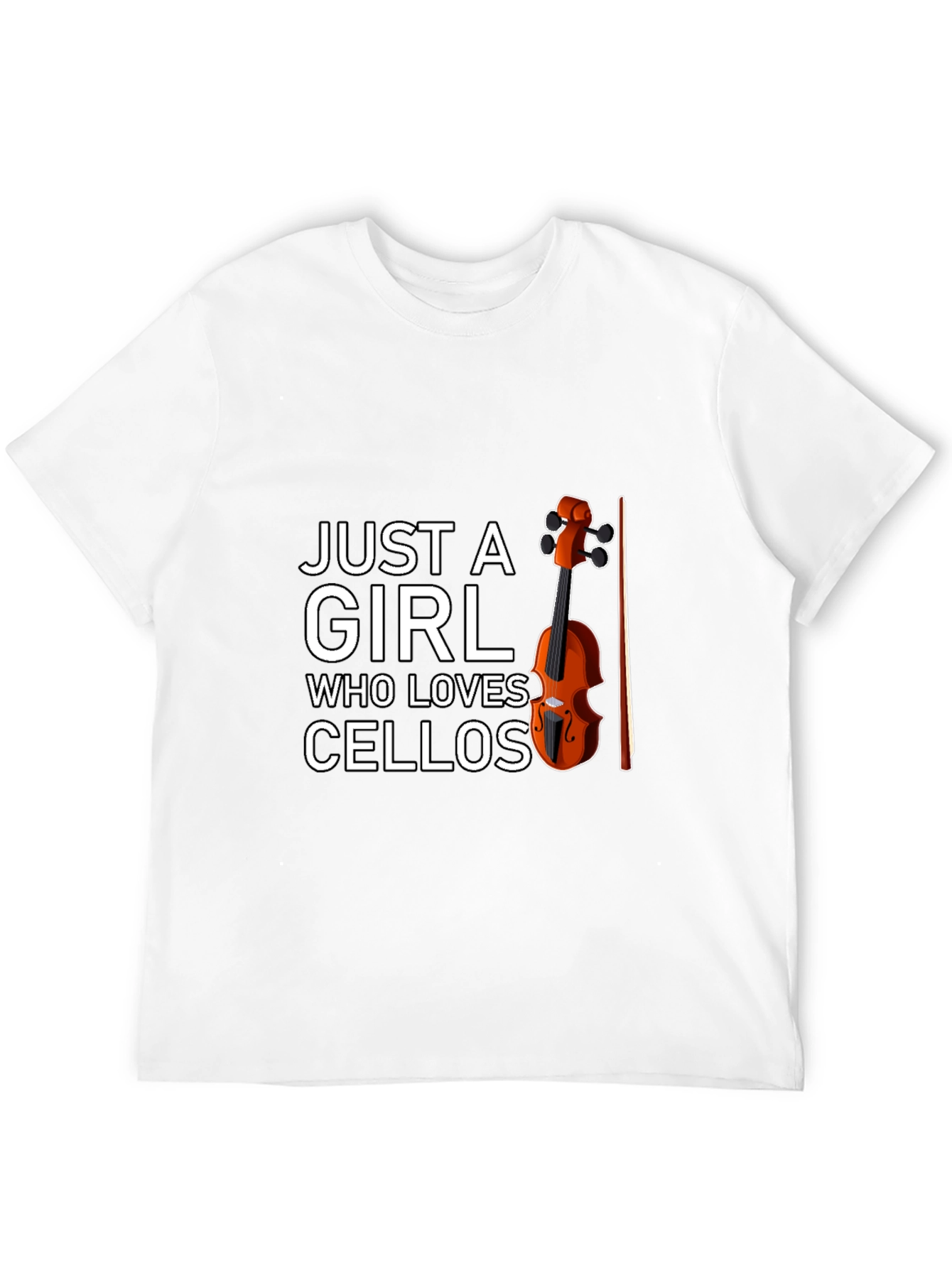 Just A Girl Who Loves Cellos - Unisex T-Shirt