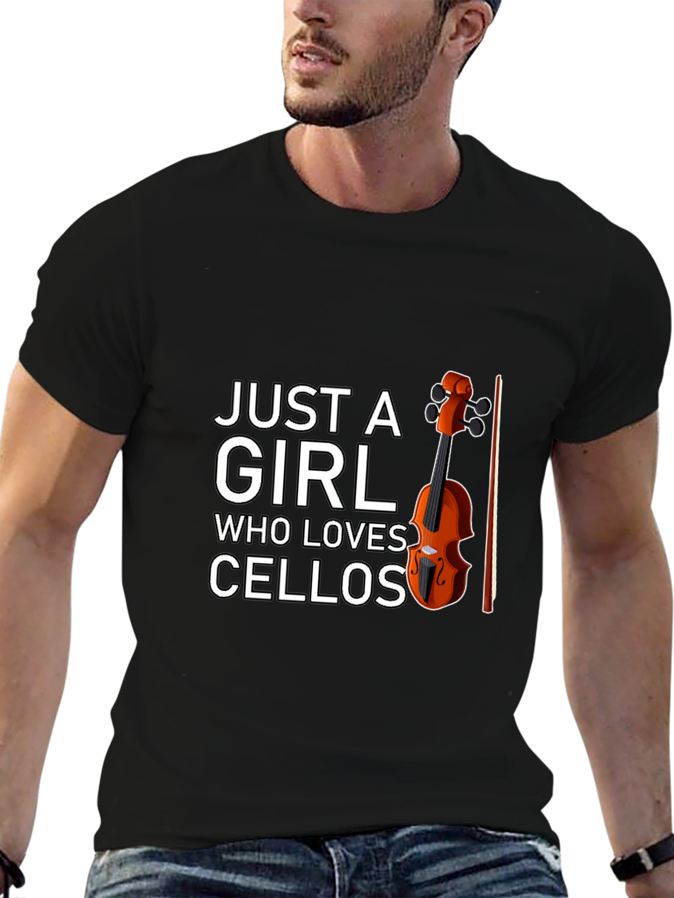 Just A Girl Who Loves Cellos - Unisex T-Shirt