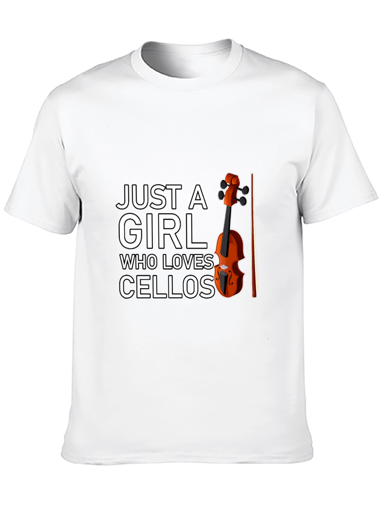 Just A Girl Who Loves Cellos - Unisex T-Shirt