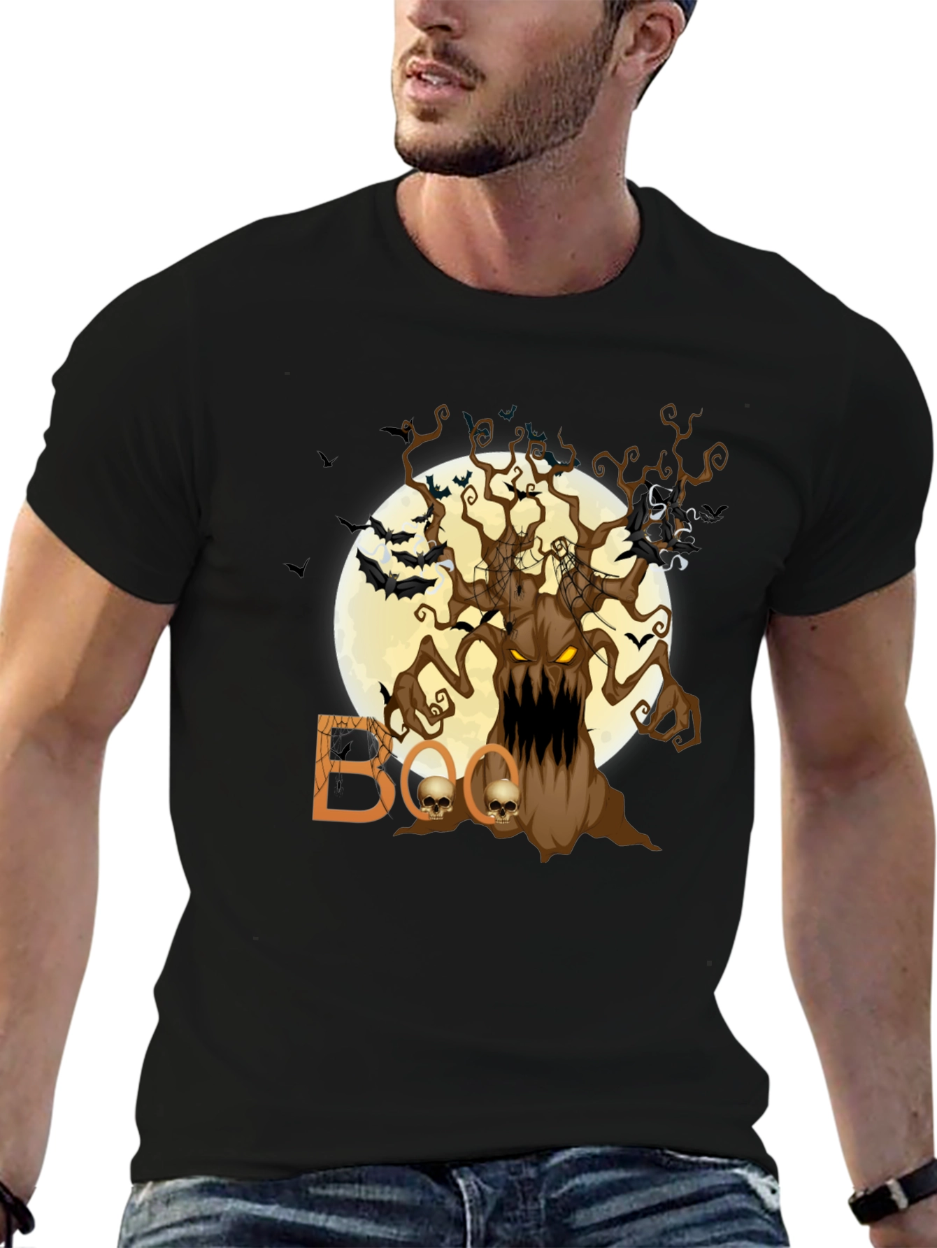 Spooky Halloween Tree T-Shirt