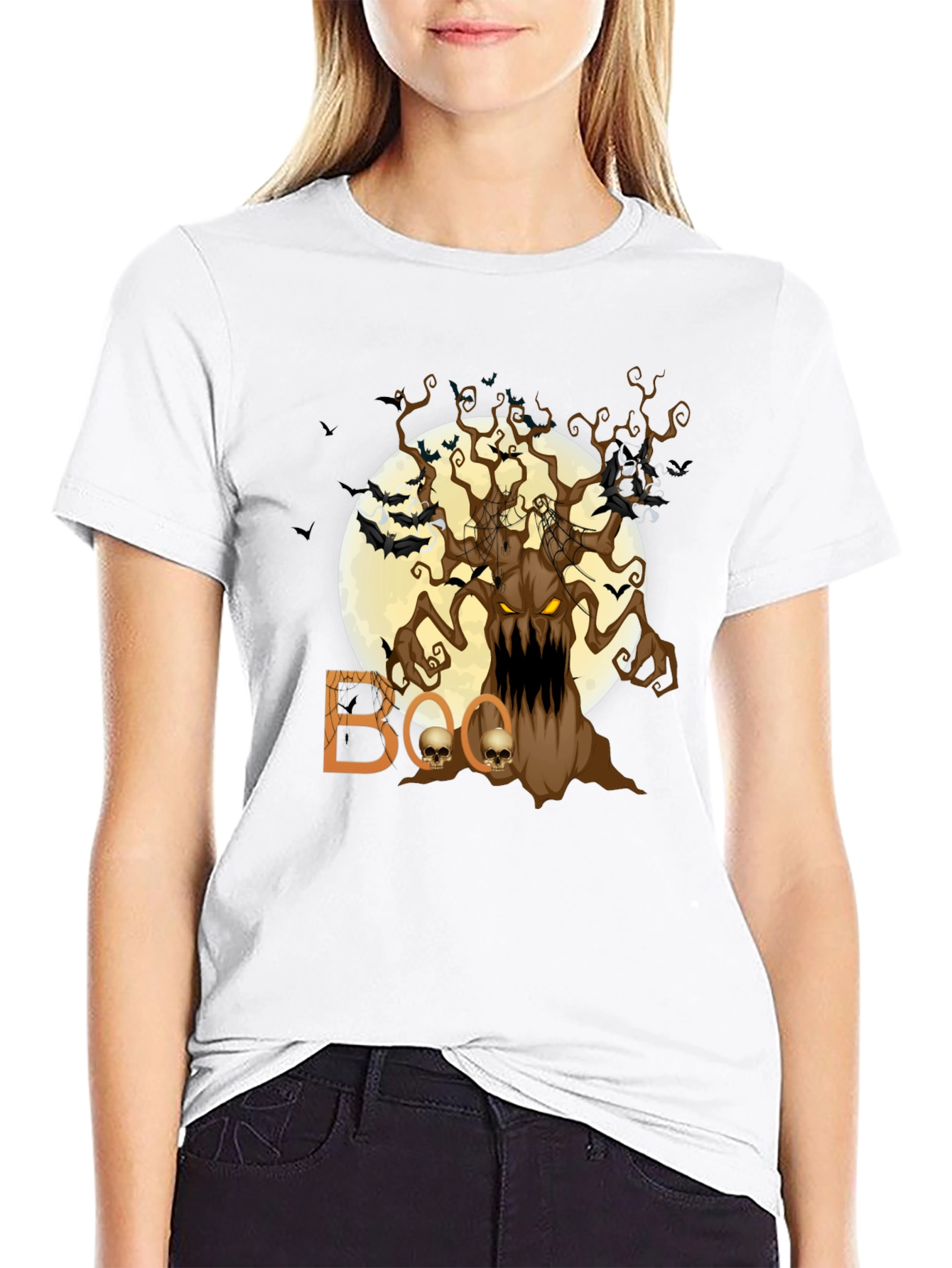 Spooky Halloween Tree T-Shirt