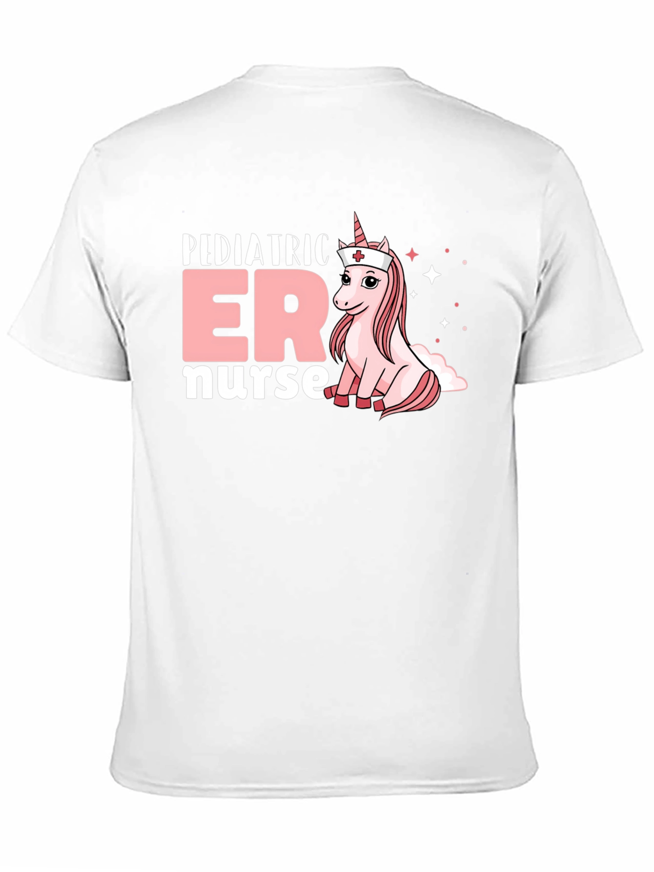 Pediatric ER Nurse Unicorn Graphic T-Shirt
