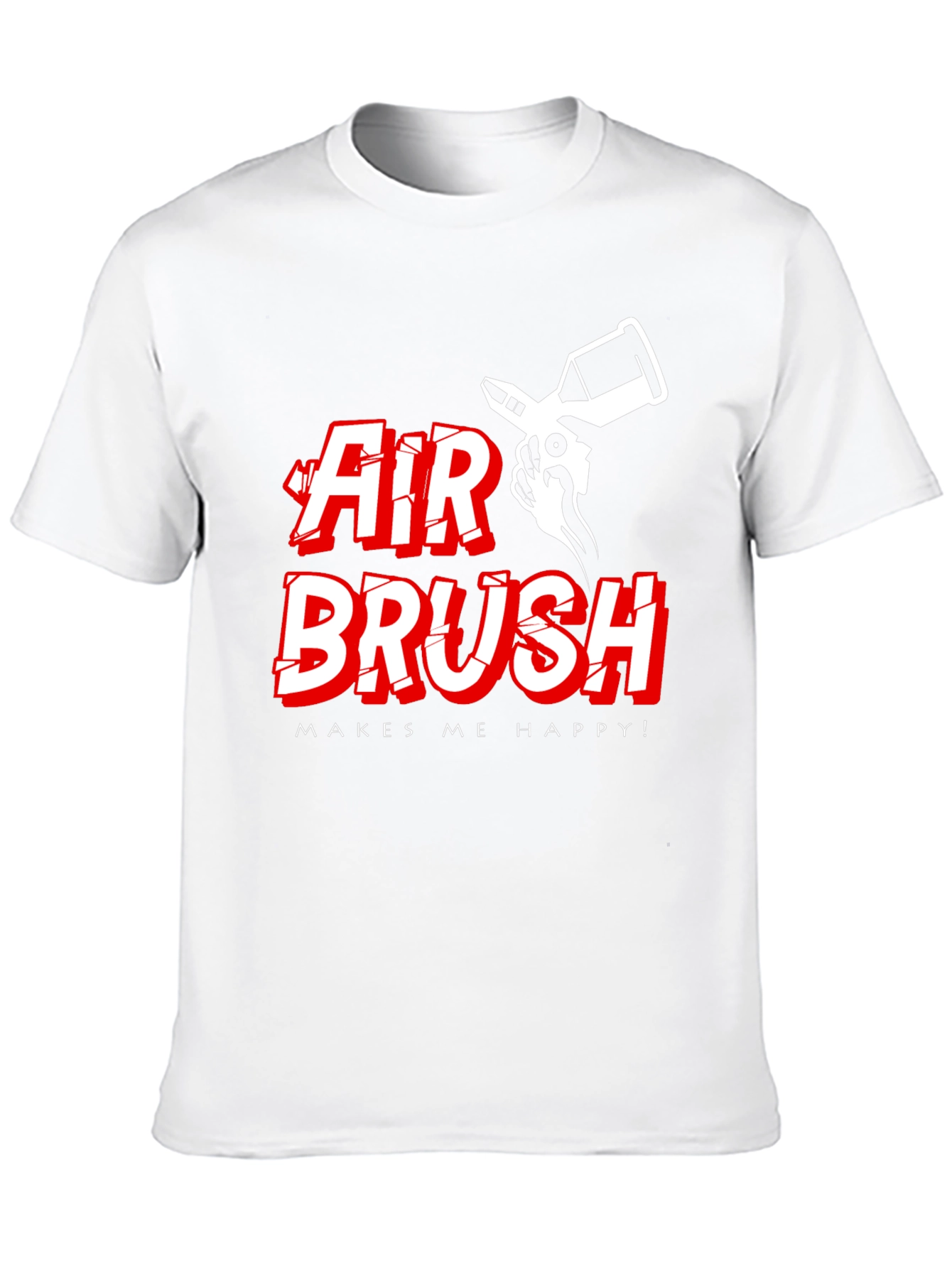 Air Brush Makes Me Happy T-Shirt