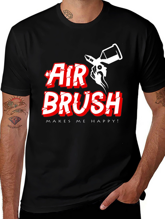 Air Brush Makes Me Happy T-Shirt