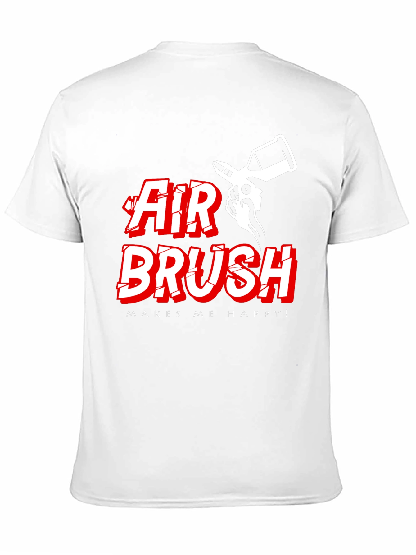 Air Brush Makes Me Happy T-Shirt