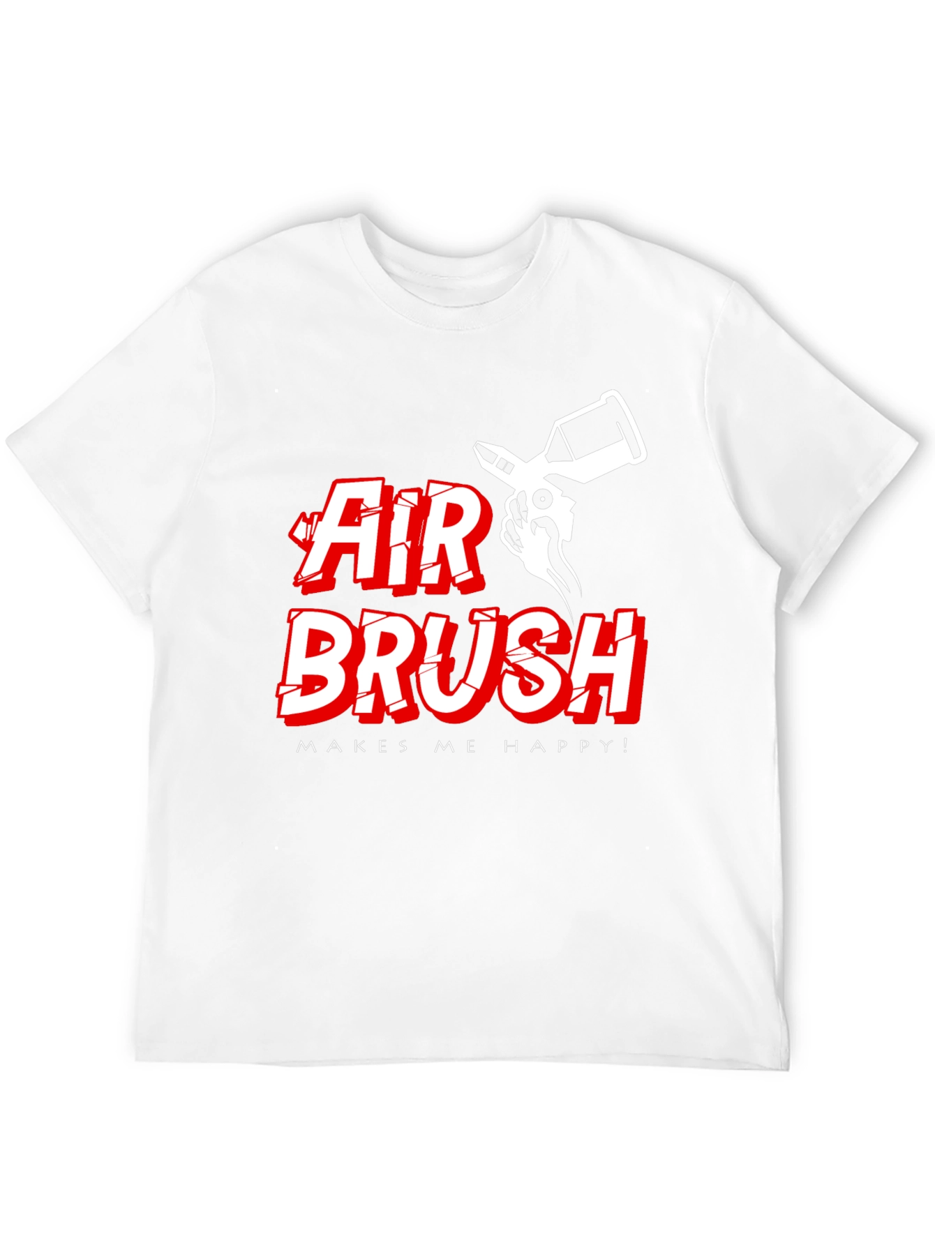 Air Brush Makes Me Happy T-Shirt