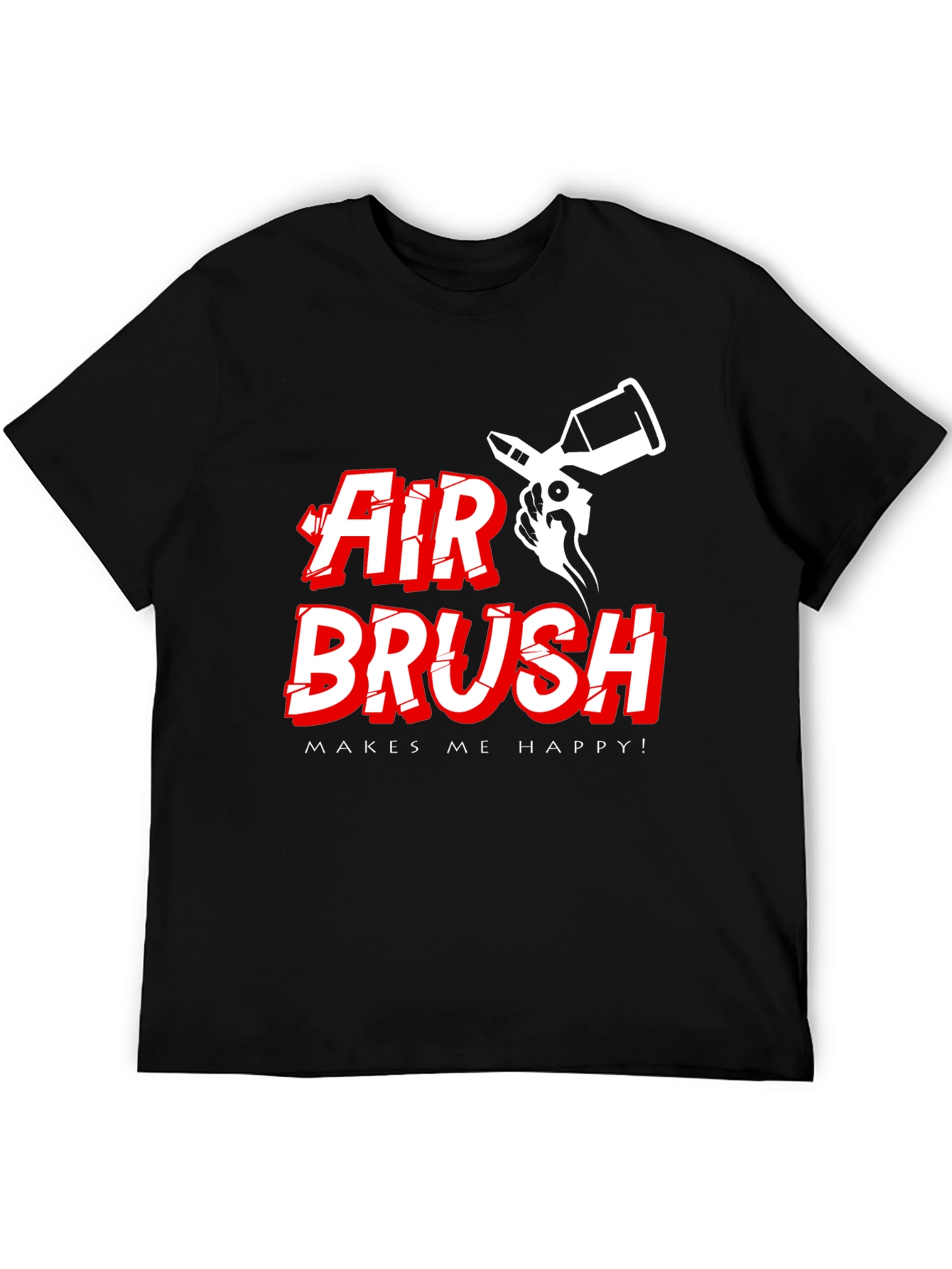 Air Brush Makes Me Happy T-Shirt