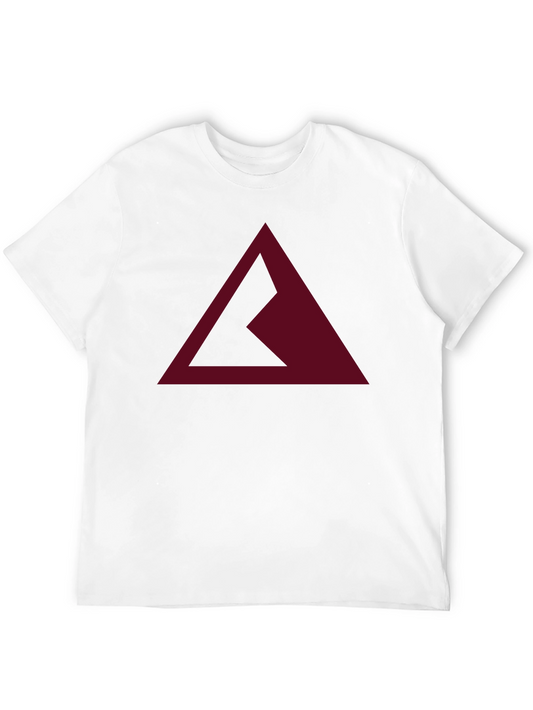 Modern Triangle Graphic Tee - Black