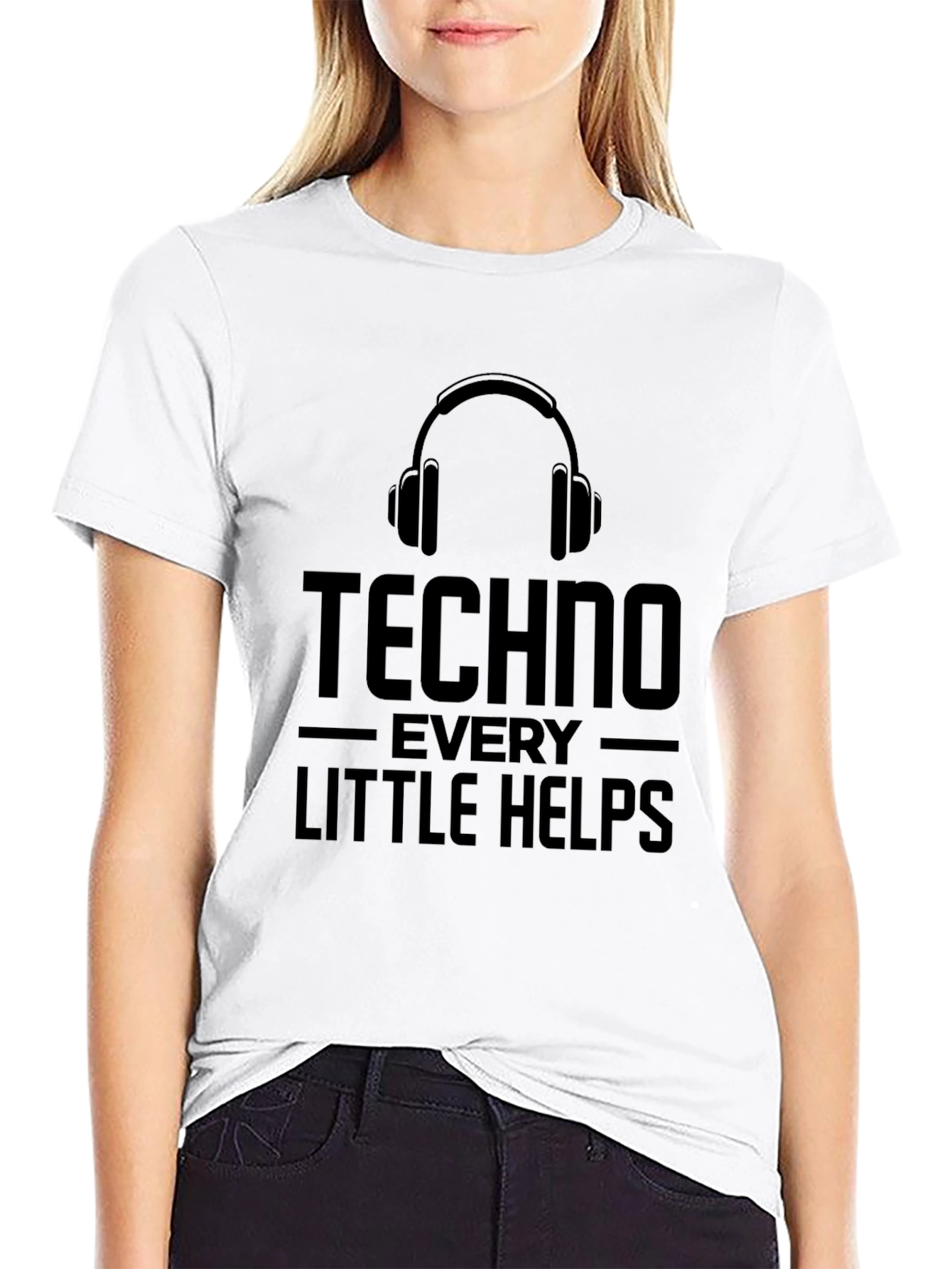 Techno Every Little Helps Graphic T-Shirt