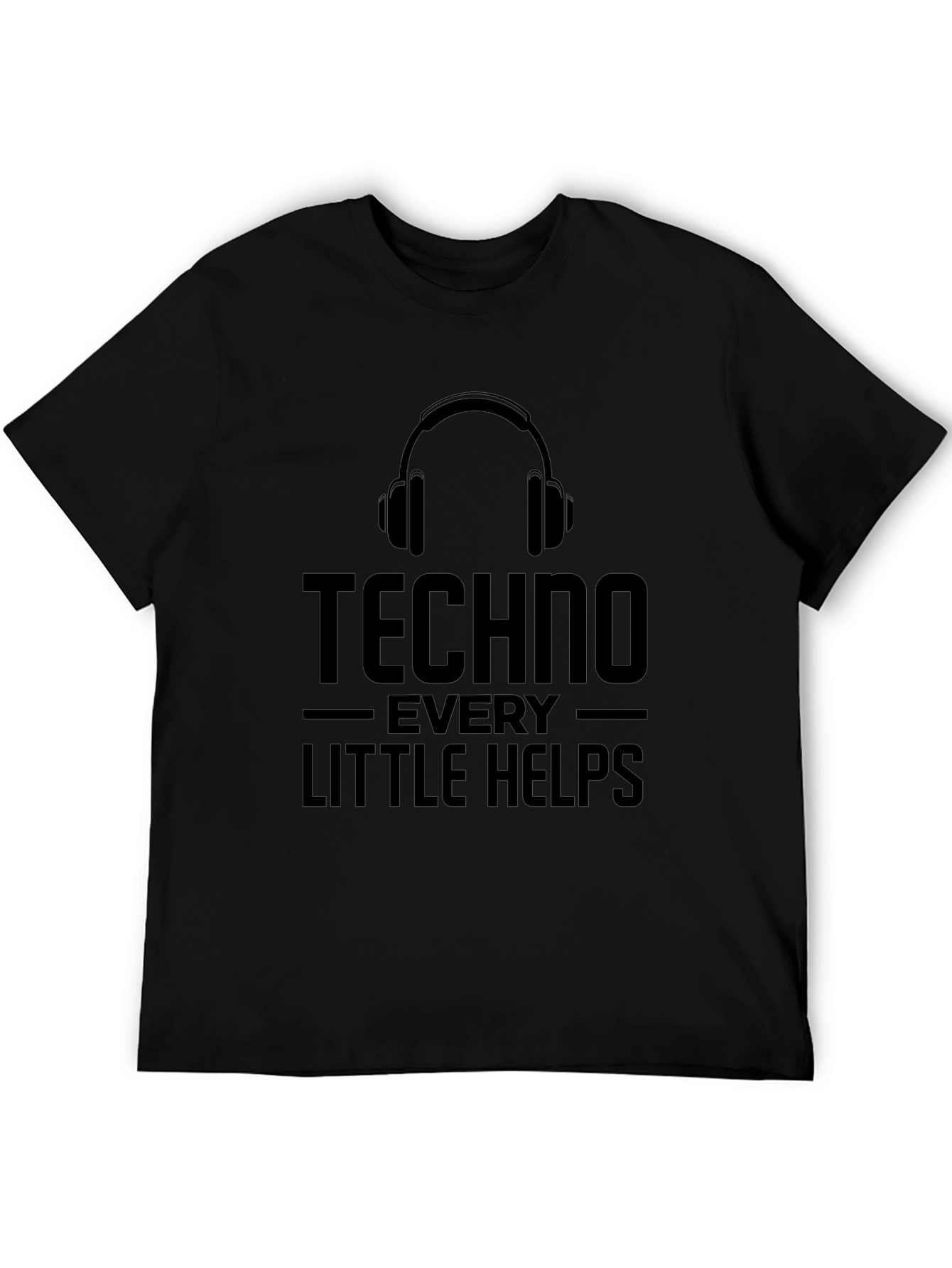 Techno Every Little Helps Graphic T-Shirt