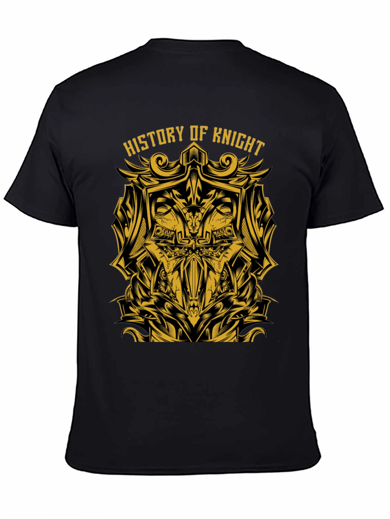 History of Knight Graphic Tee - Black