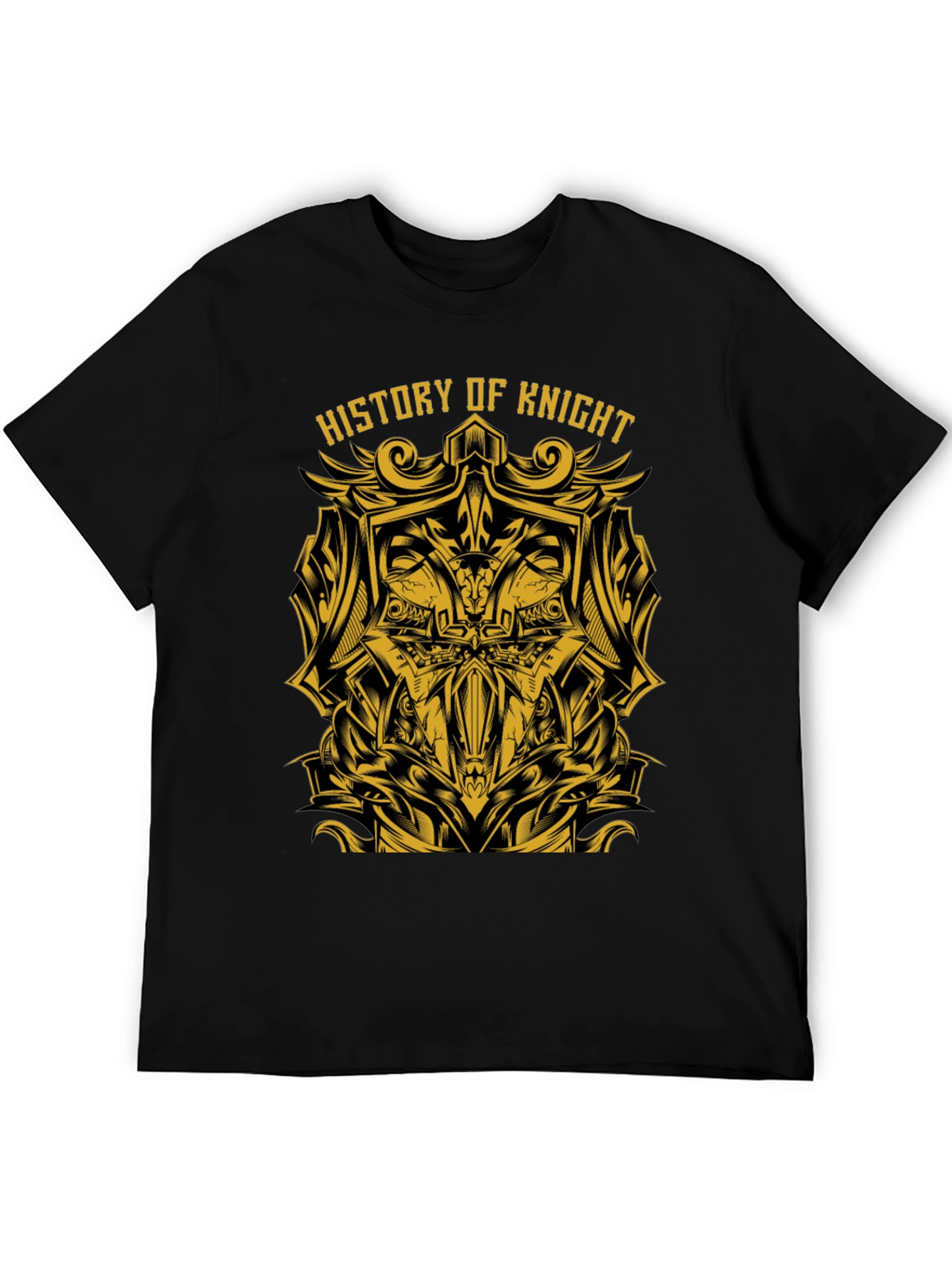 History of Knight Graphic Tee - Black