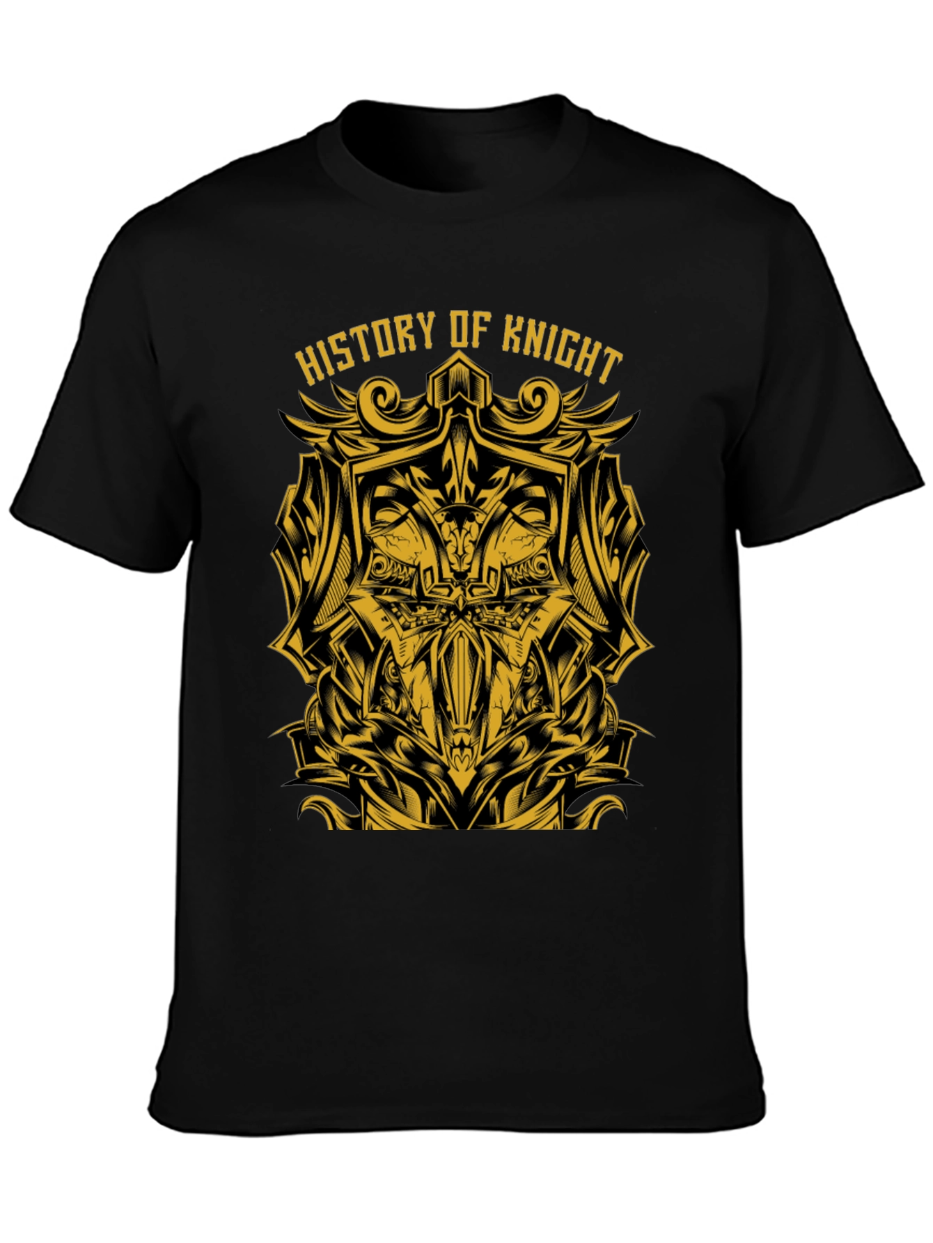 History of Knight Graphic Tee - Black