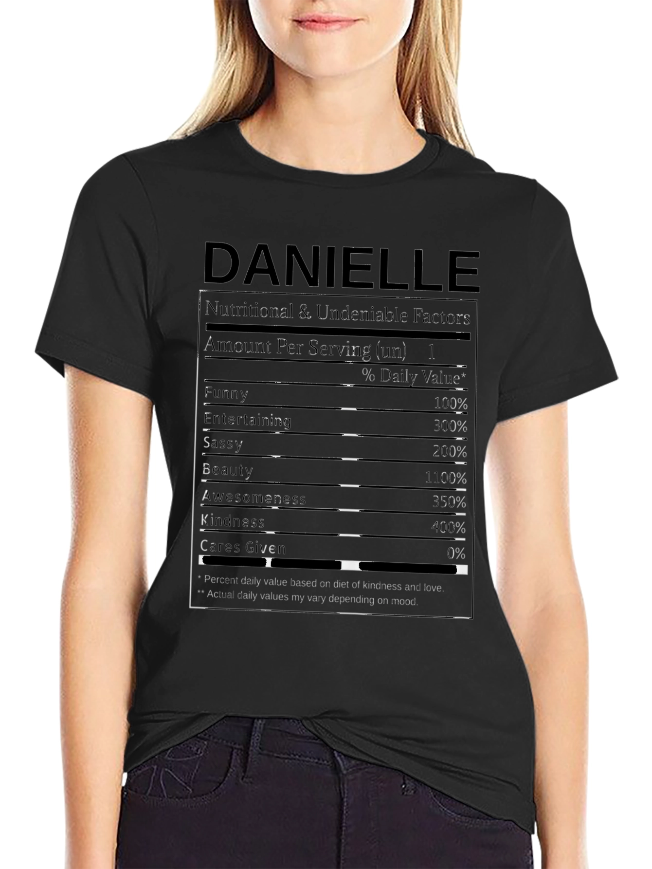Danielle Nutritional Facts T-Shirt