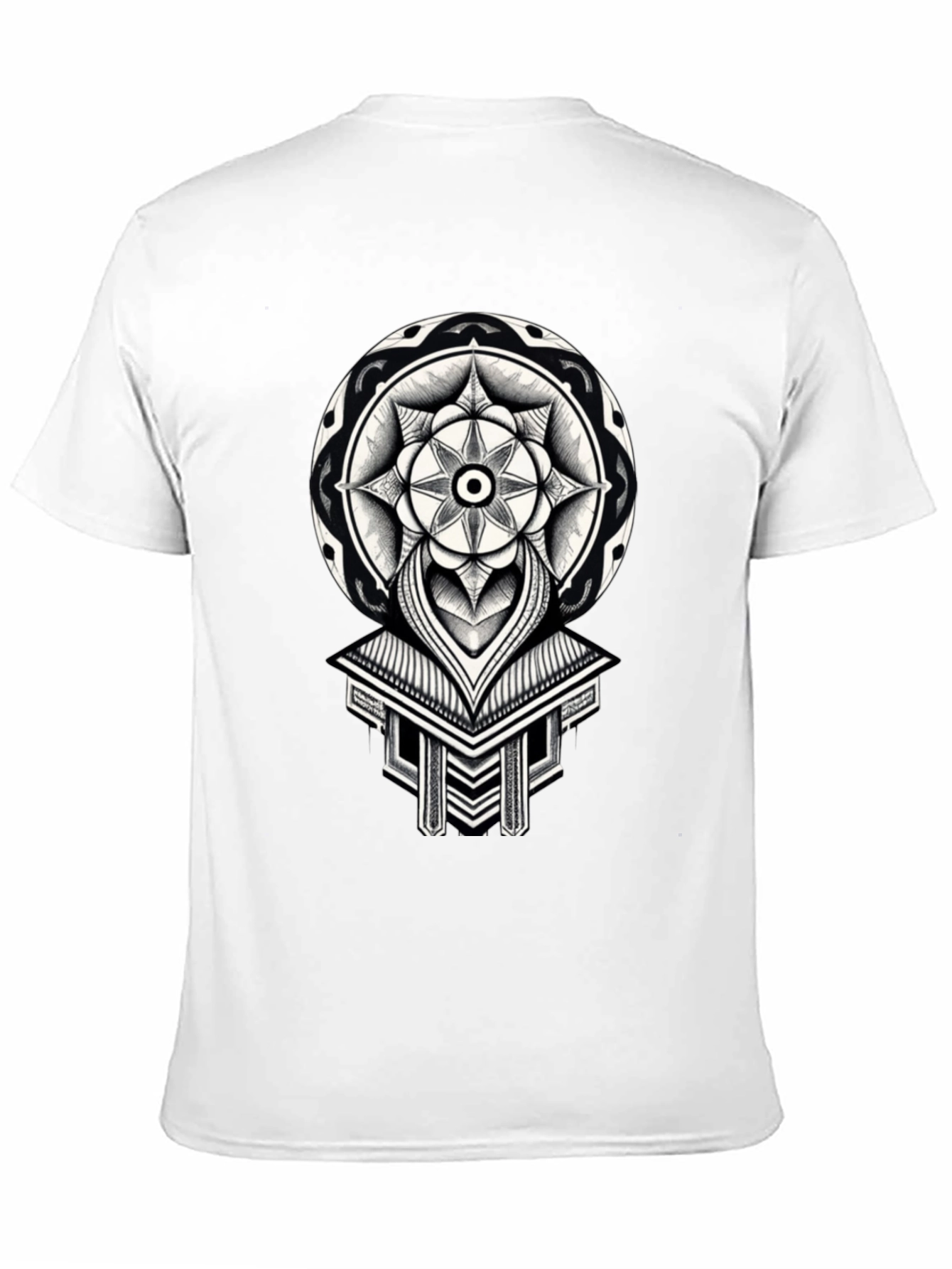 Geometric Mandala Graphic Tee