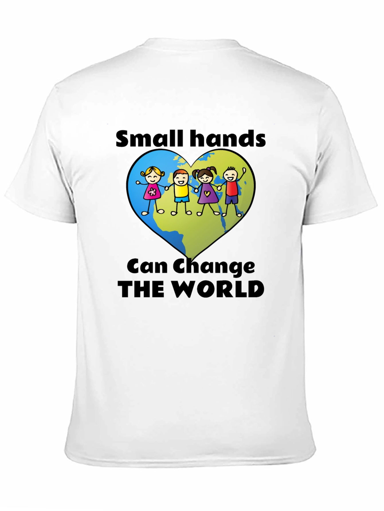 Small Hands Change the World Graphic T-Shirt