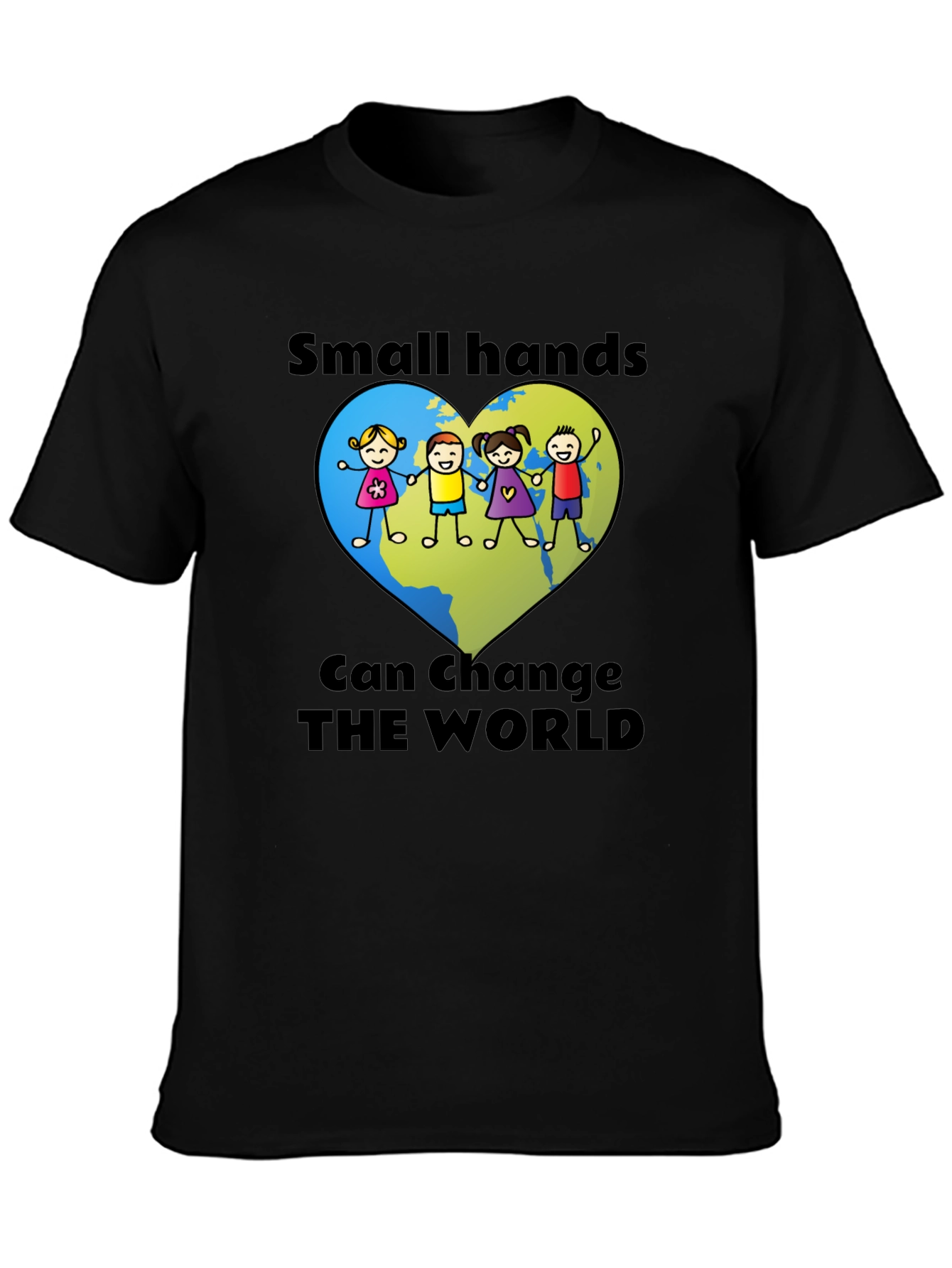 Small Hands Change the World Graphic T-Shirt