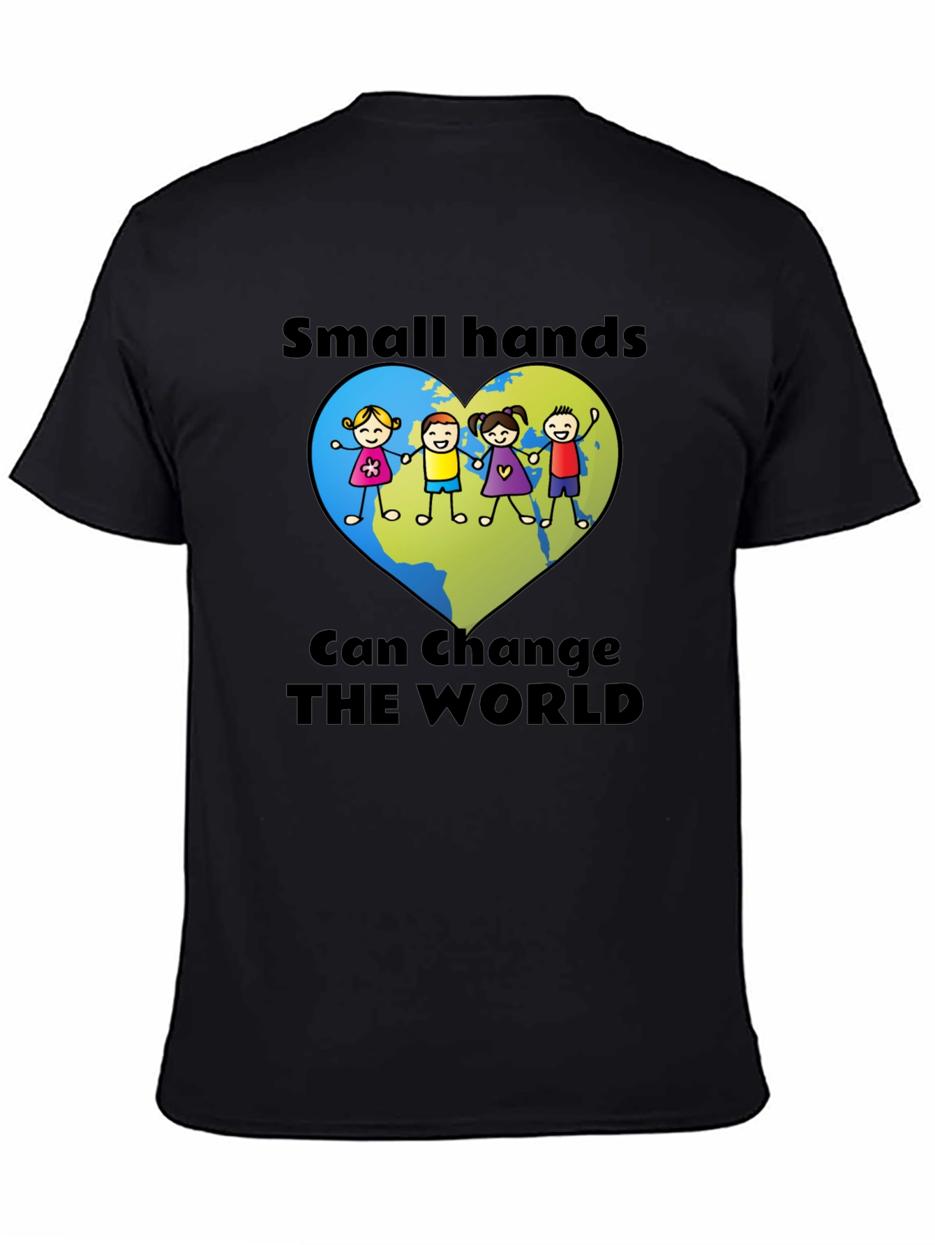 Small Hands Change the World Graphic T-Shirt
